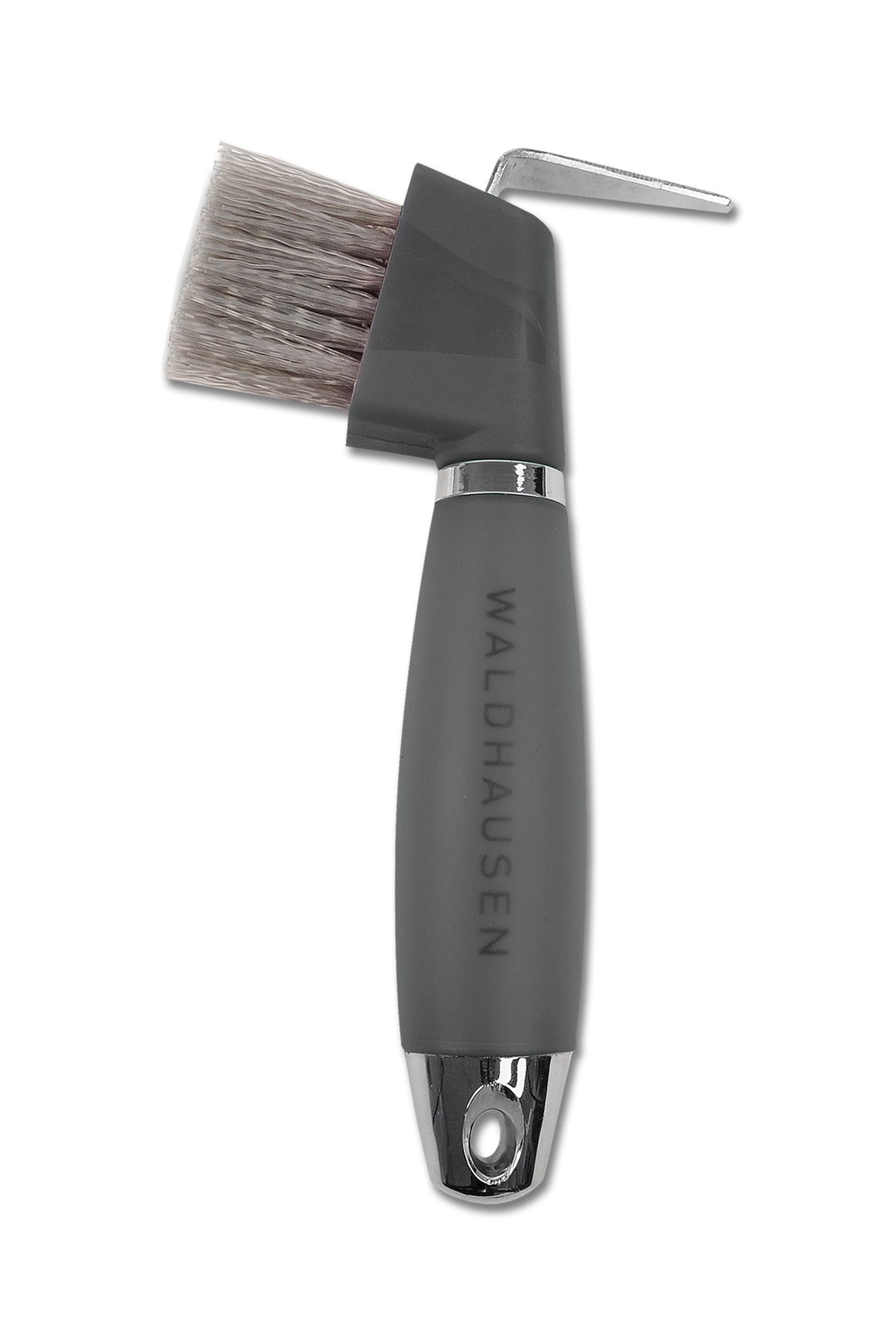 Waldhausen kopýtko s kartáčkem a gelovou rukojetí Horse Grooming Tools