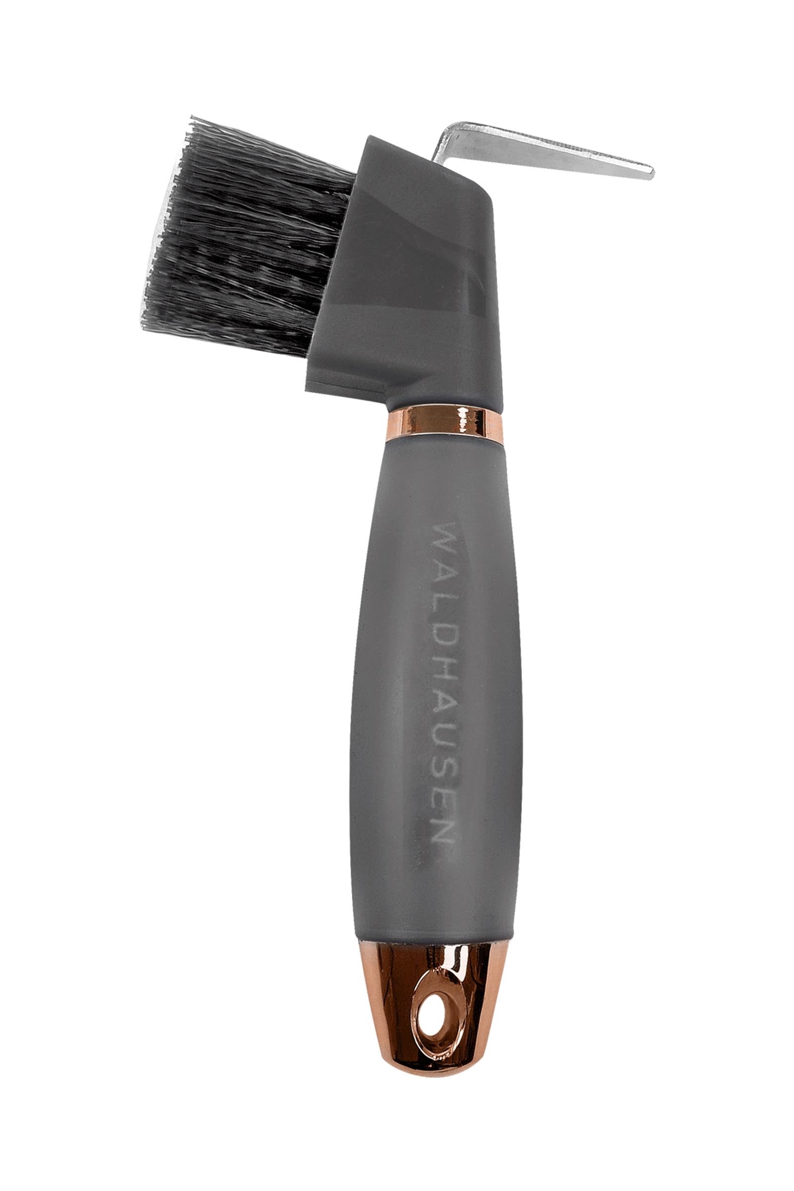 Waldhausen kopýtko s kartáčkem a gelovou rukojetí Horse Grooming Tools
