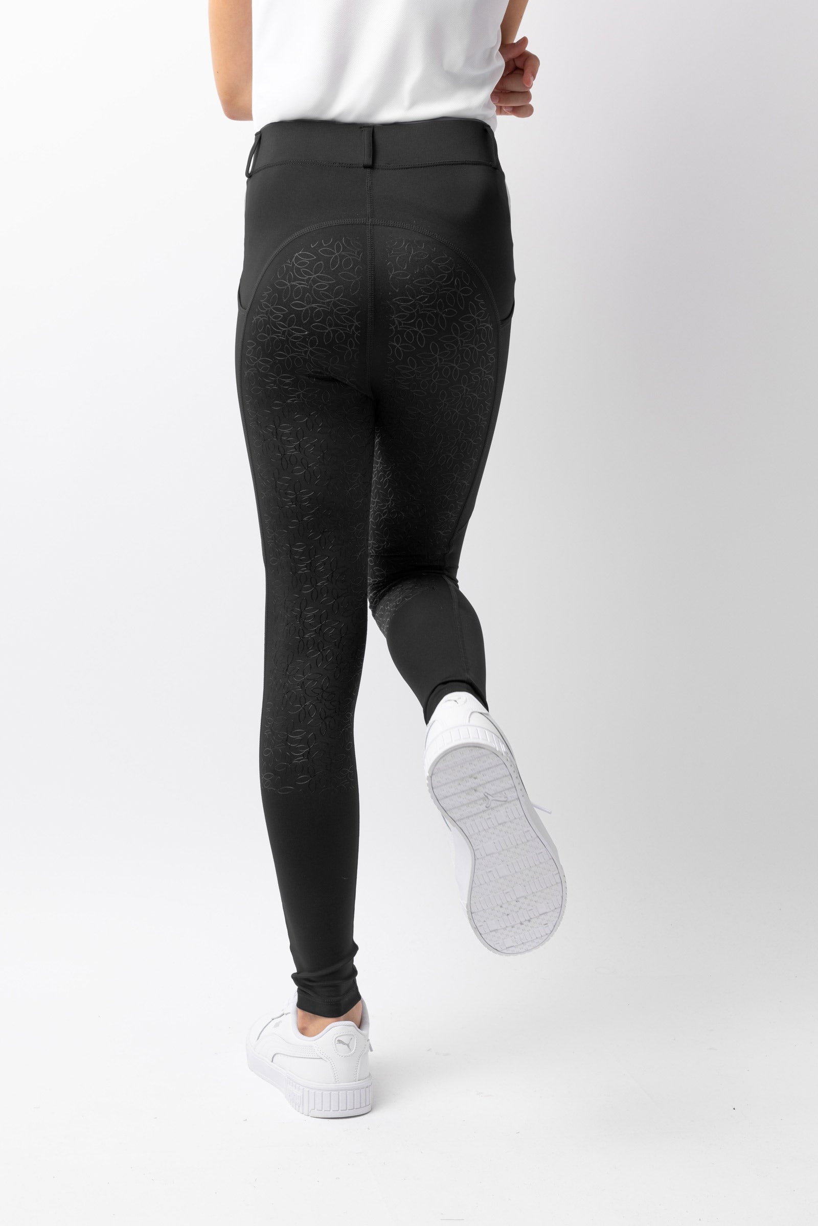 Horze Dea Dětské jezdecké legíny s plným sedlem Kids Apparel