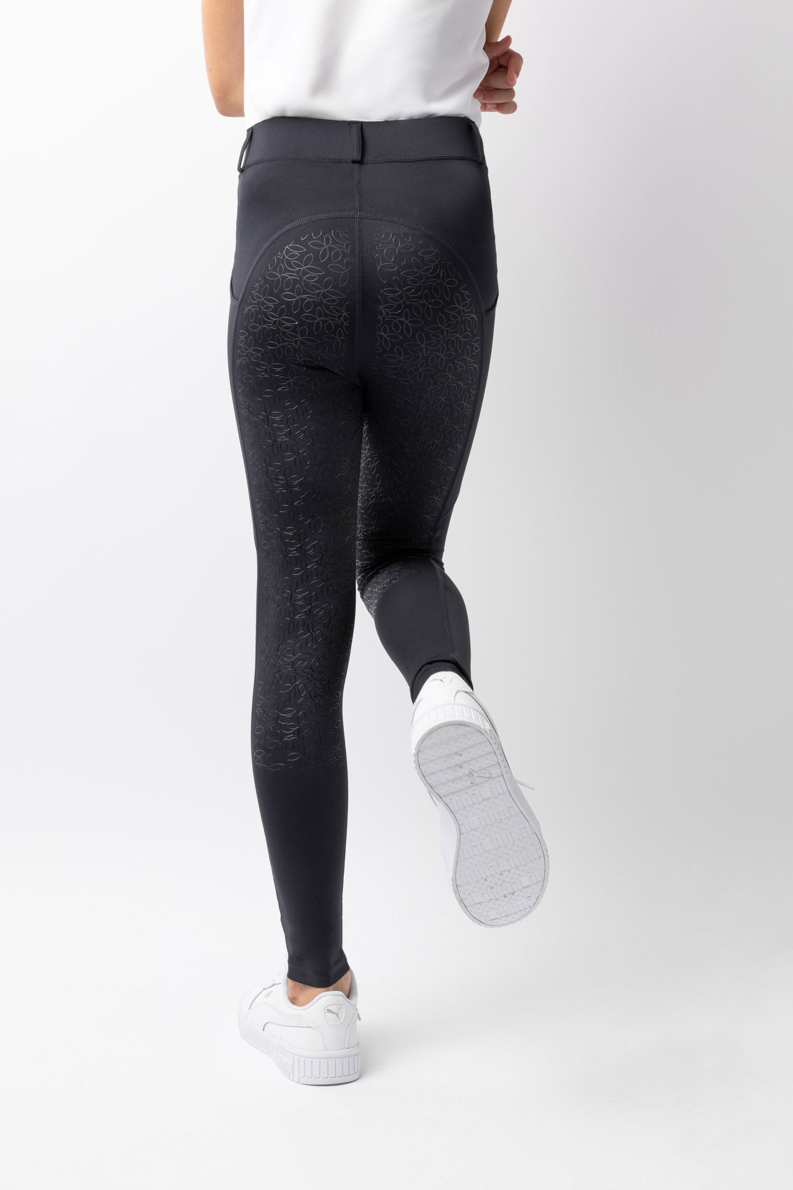 Horze Dea Dětské jezdecké legíny s plným sedlem Kids Apparel