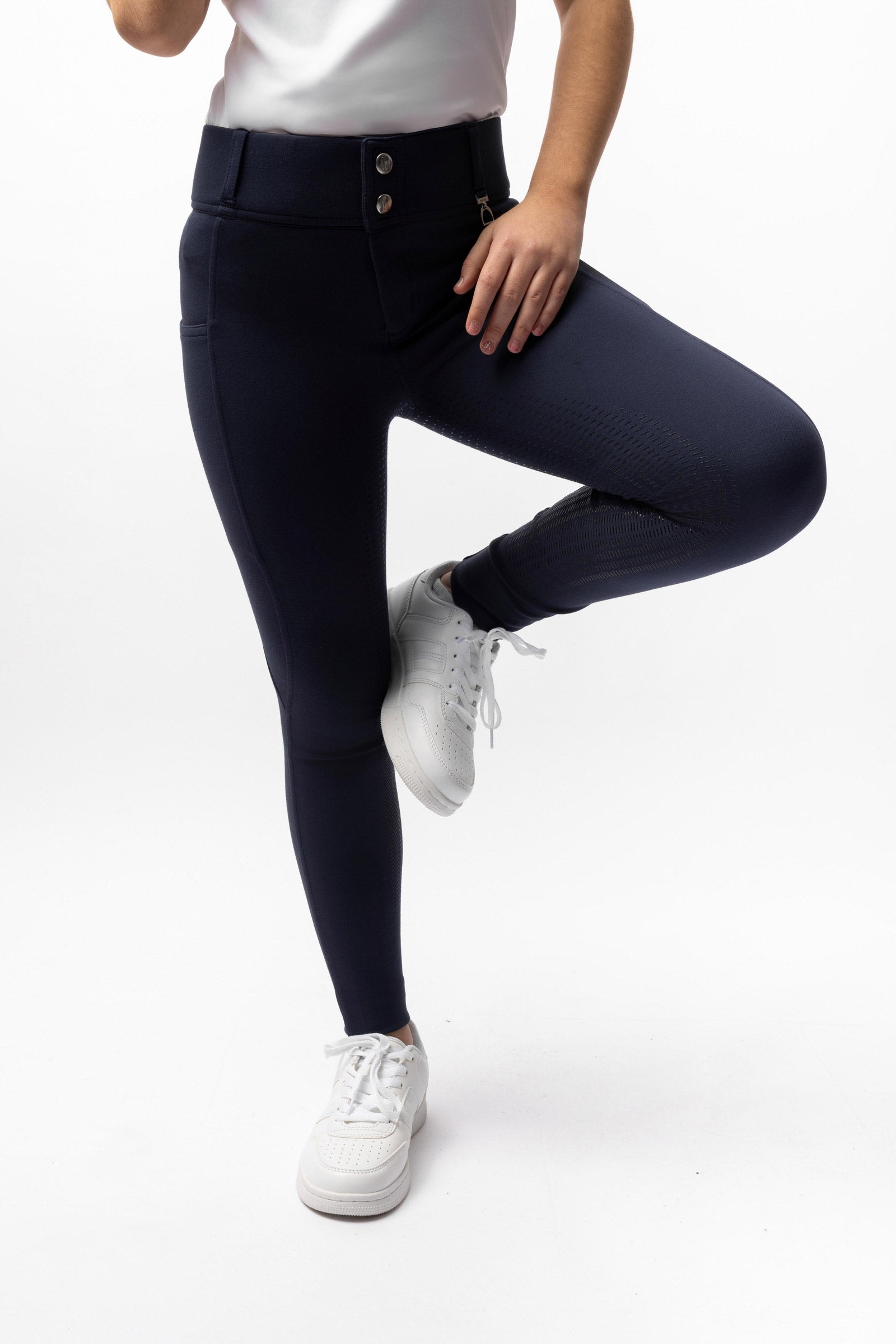 Horze Mira Dětské jezdecké kalhoty s plným sedem Kids Apparel
