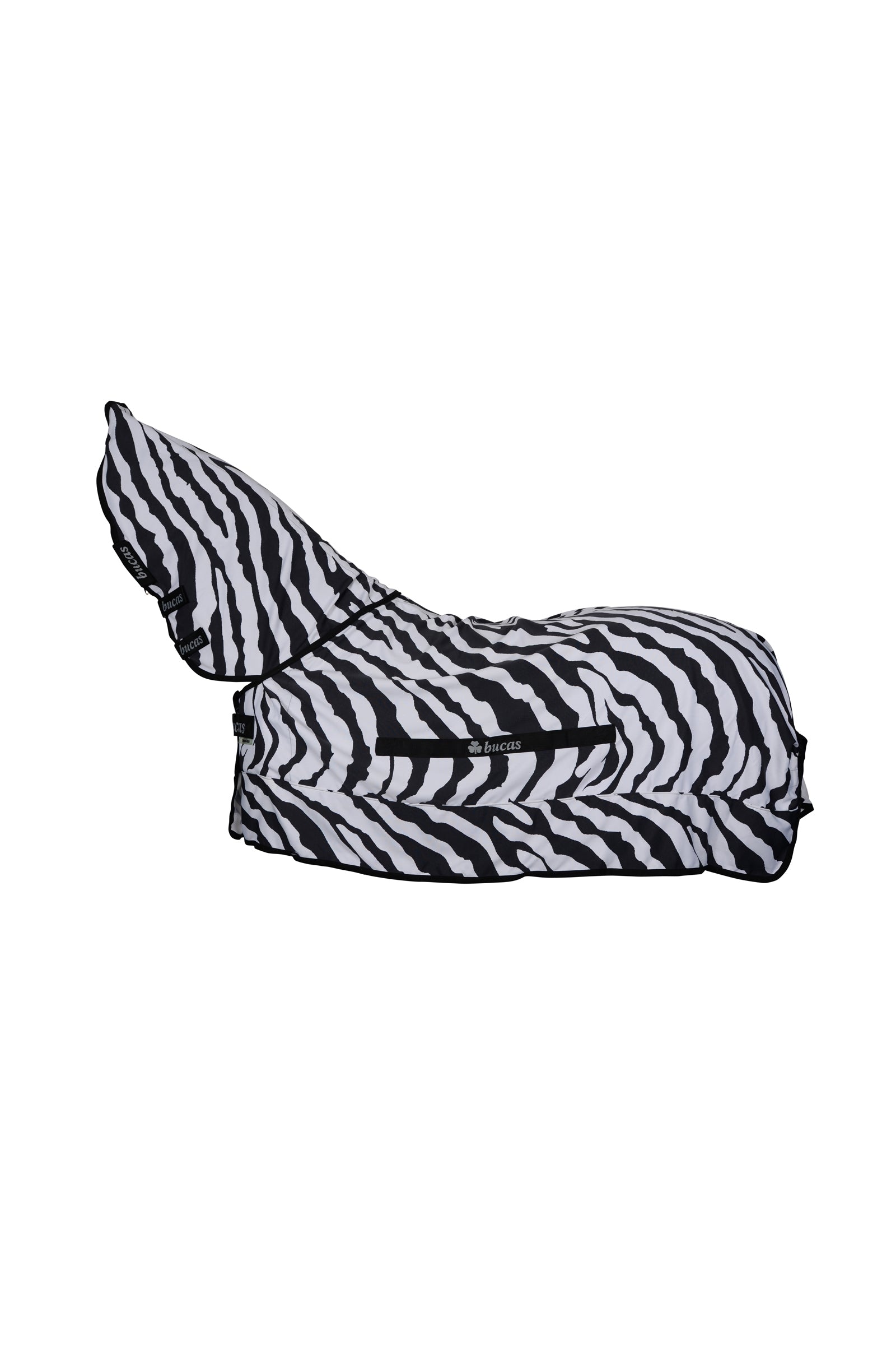 Bucas Sweet-Itch Zebra deka proti ekzému s pevným krkem Horse Rugs