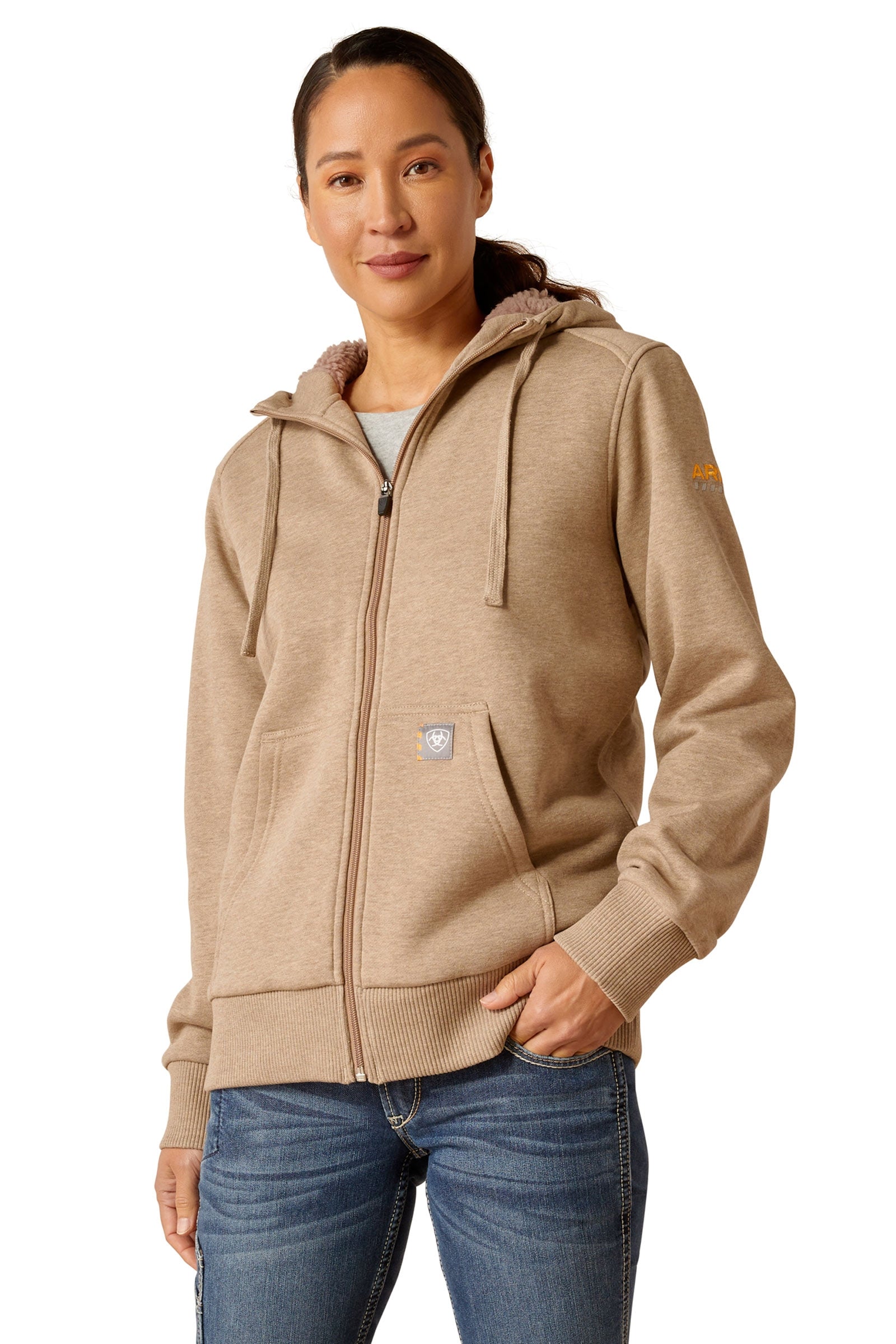Ariat Rebar All-Weather Sherpa Mikina s zipem Women’s Riding Clothing