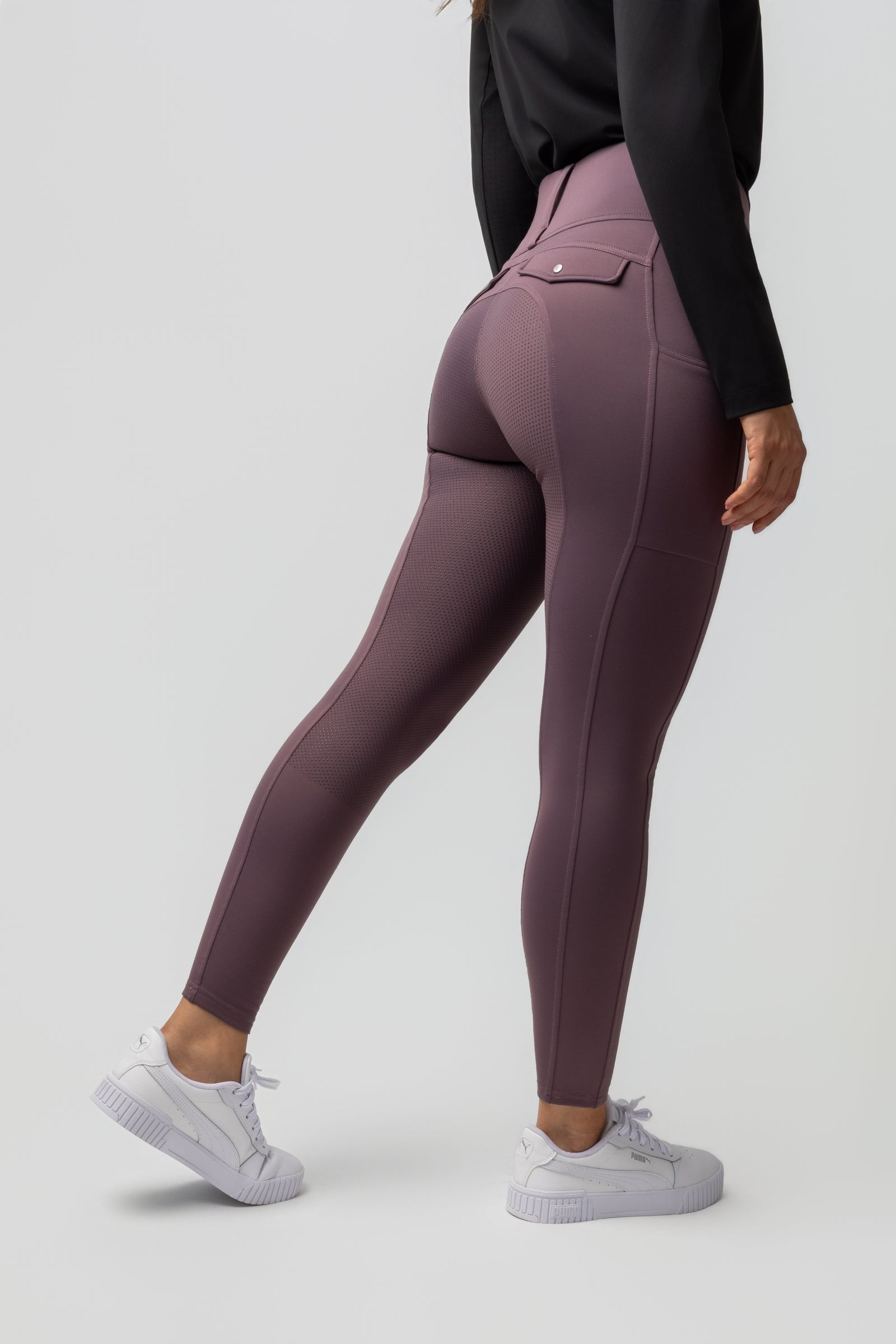 Horze Anya Hybrid Thermotights s Fullgripem Womens Breeches