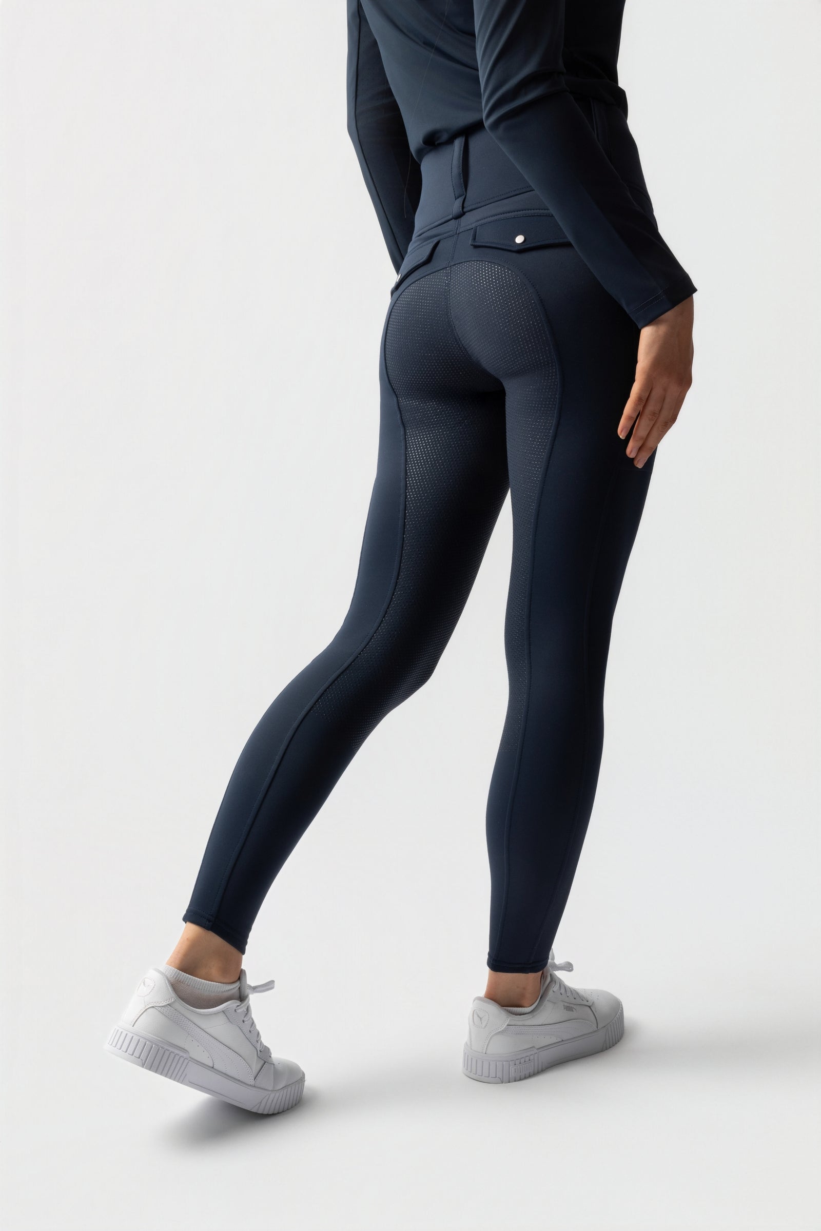 Horze Anya Hybrid Thermotights s Fullgripem Womens Breeches