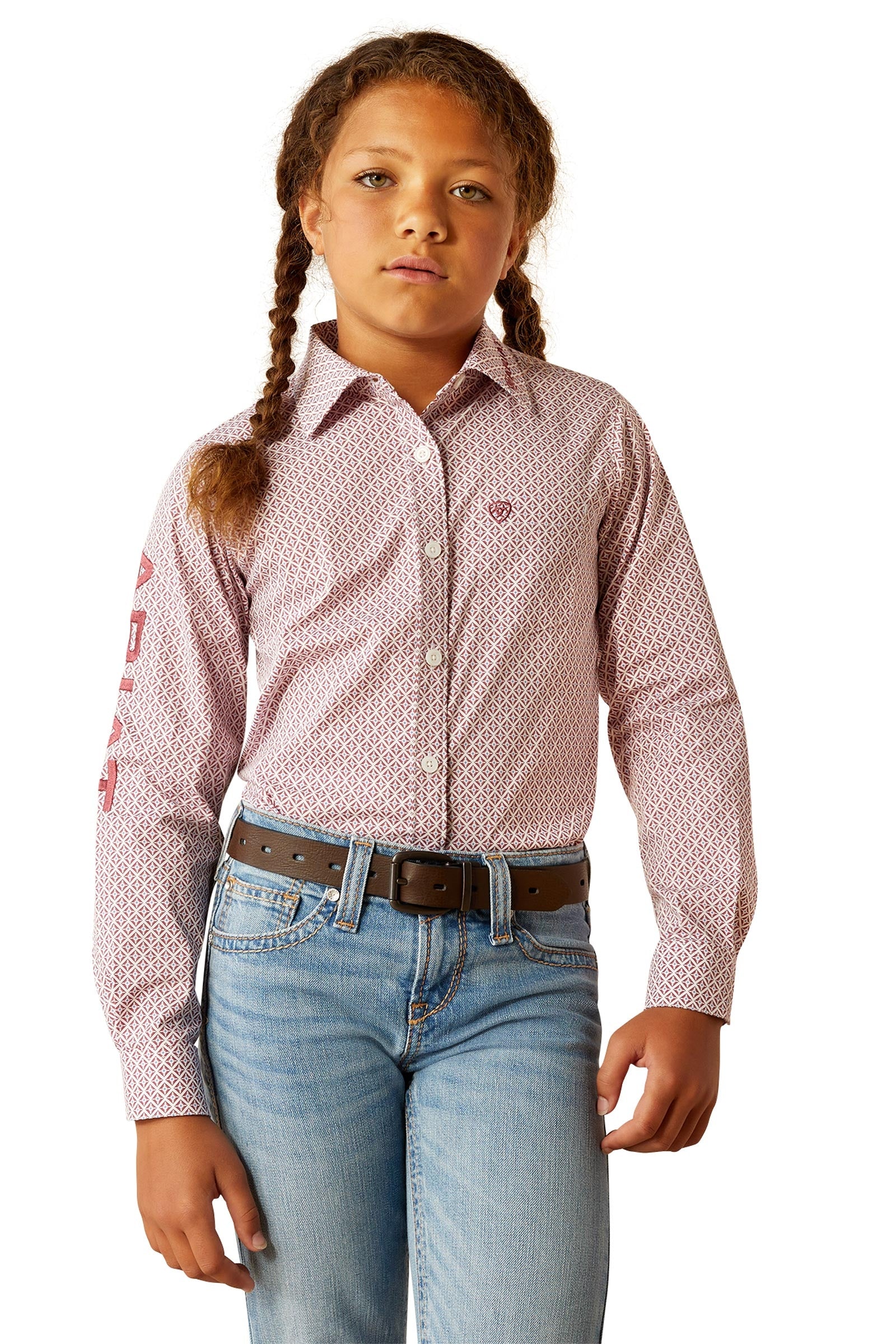 Ariat Team Kirby dětská westernová košile s dlouhým rukávem Kids Apparel