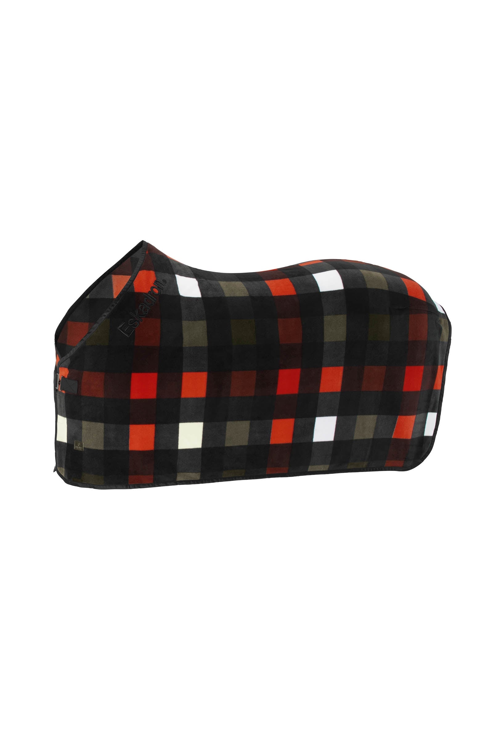 Eskadron Dynamics AW25 Fleecová odpocovací deka s károvaným vzorem Horse Rugs