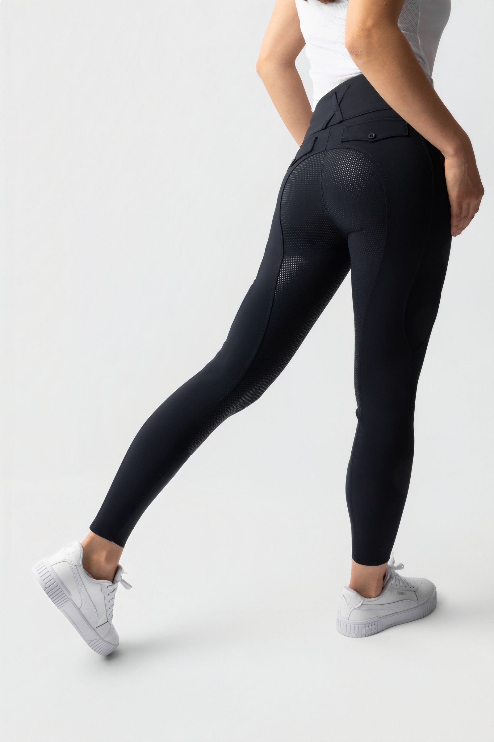 Horze Leonie dámské rajtky s plným silikonovým sedem UPF 40+ Womens Breeches