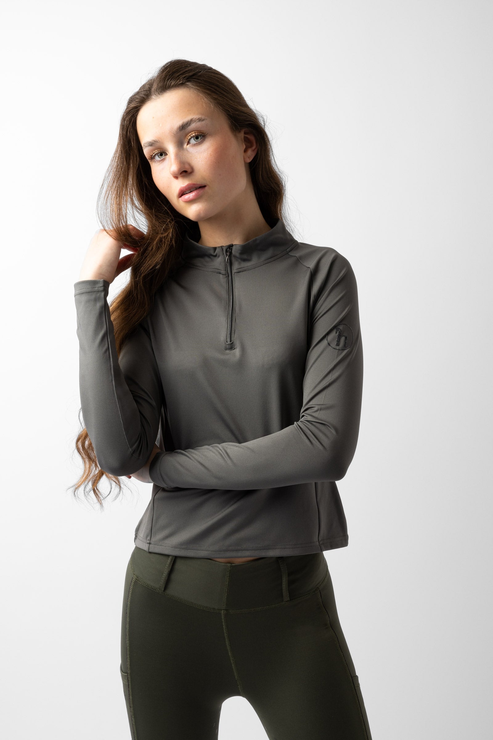Horze Young Rider ELISA Dámské funkční tričko s dlouhým rukávem Young Rider Apparel