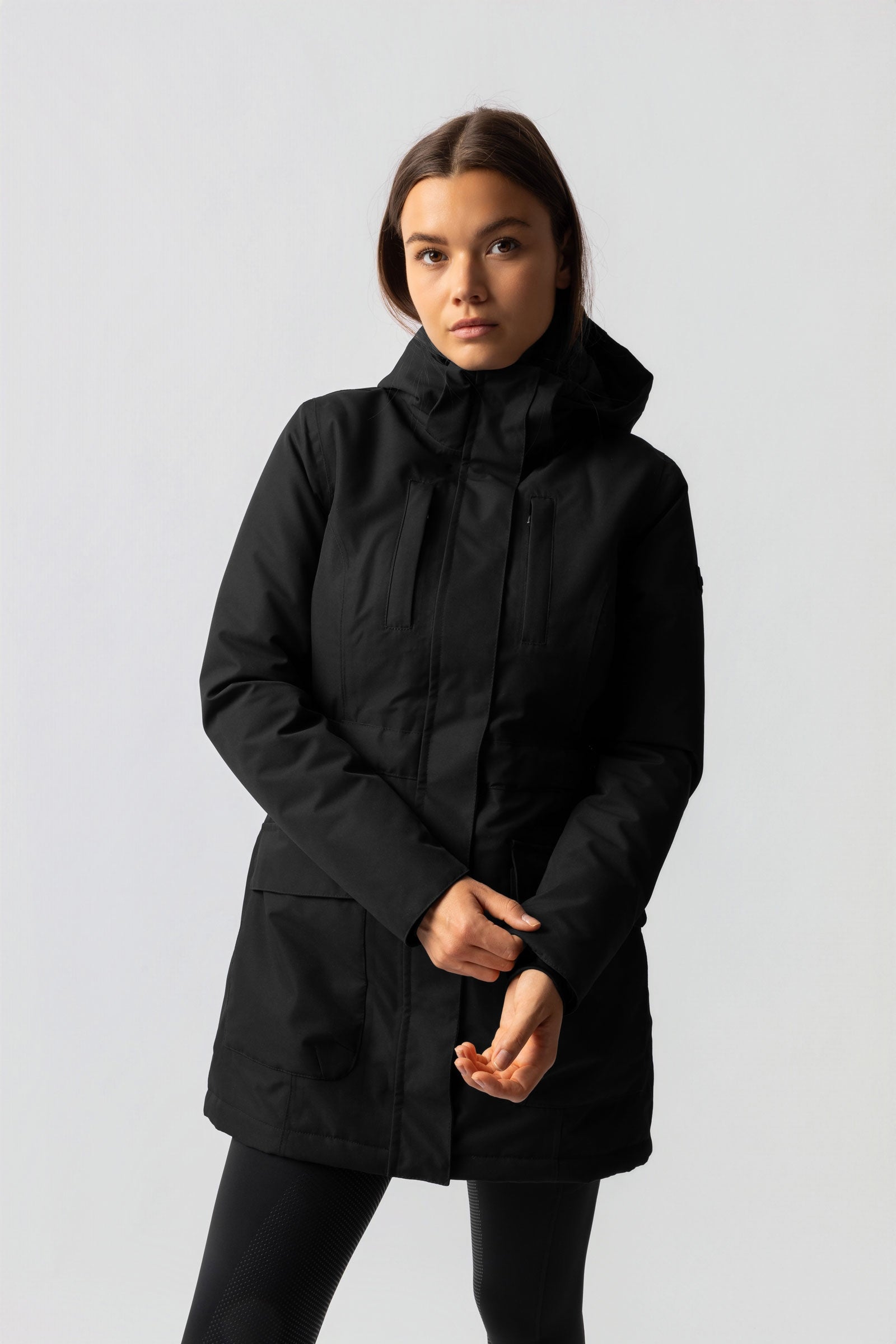 Horze Vyhřívaná zimní jezdecká bunda Jadine Women’s Riding Clothing