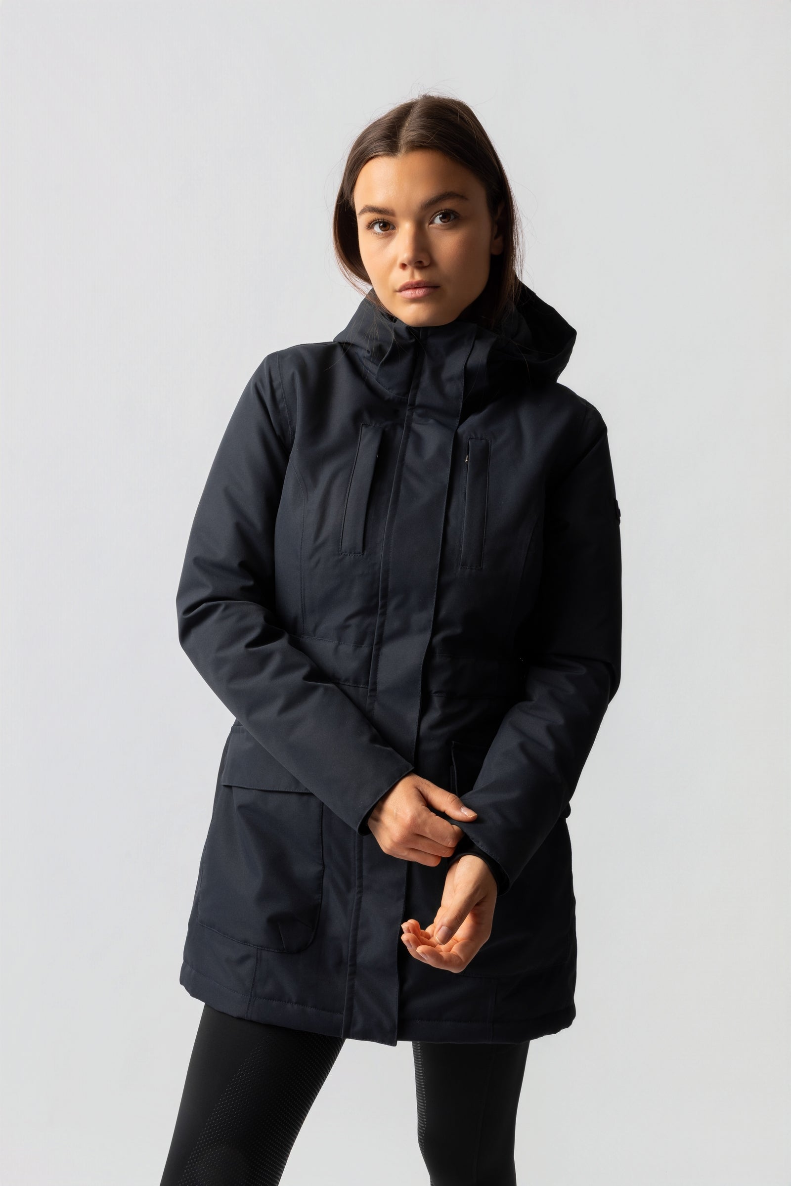 Horze Vyhřívaná zimní jezdecká bunda Jadine Women’s Riding Clothing