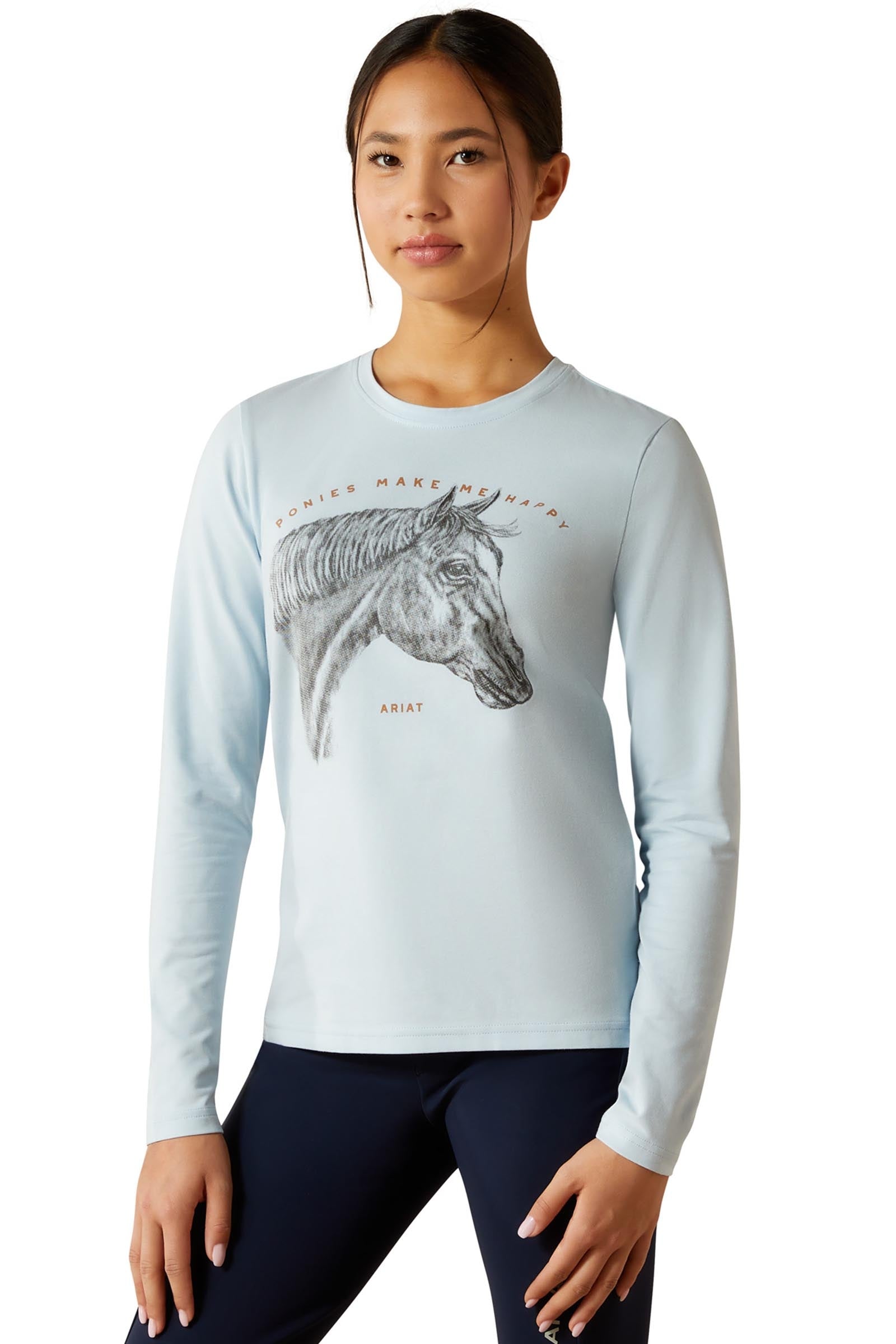 Ariat Happy dětská košile s dlouhým rukávem Young Rider Apparel