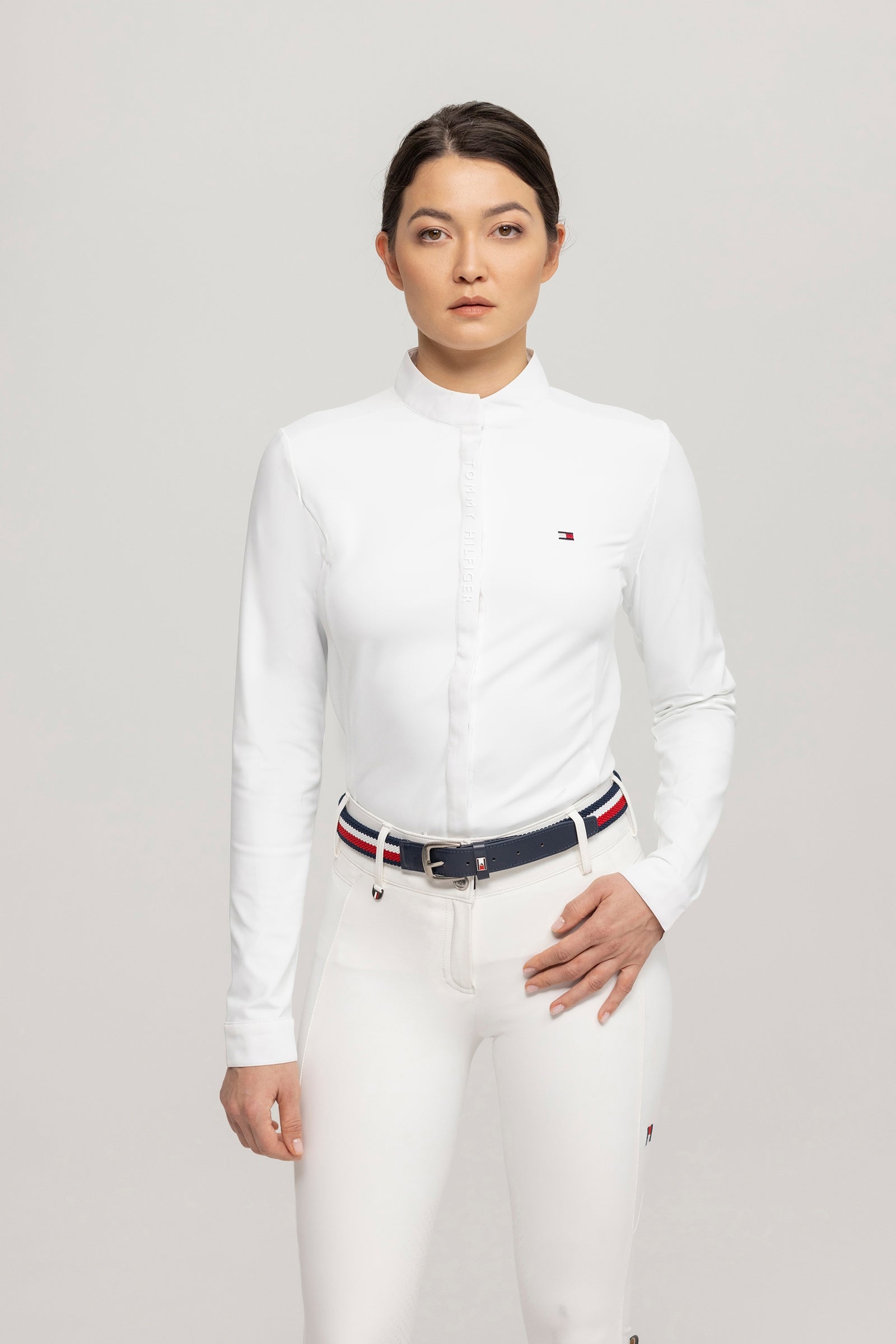 Tommy Hilfiger Equestrian Charlotte dámská soutěžní košile s knoflíky Women’s Riding Clothing