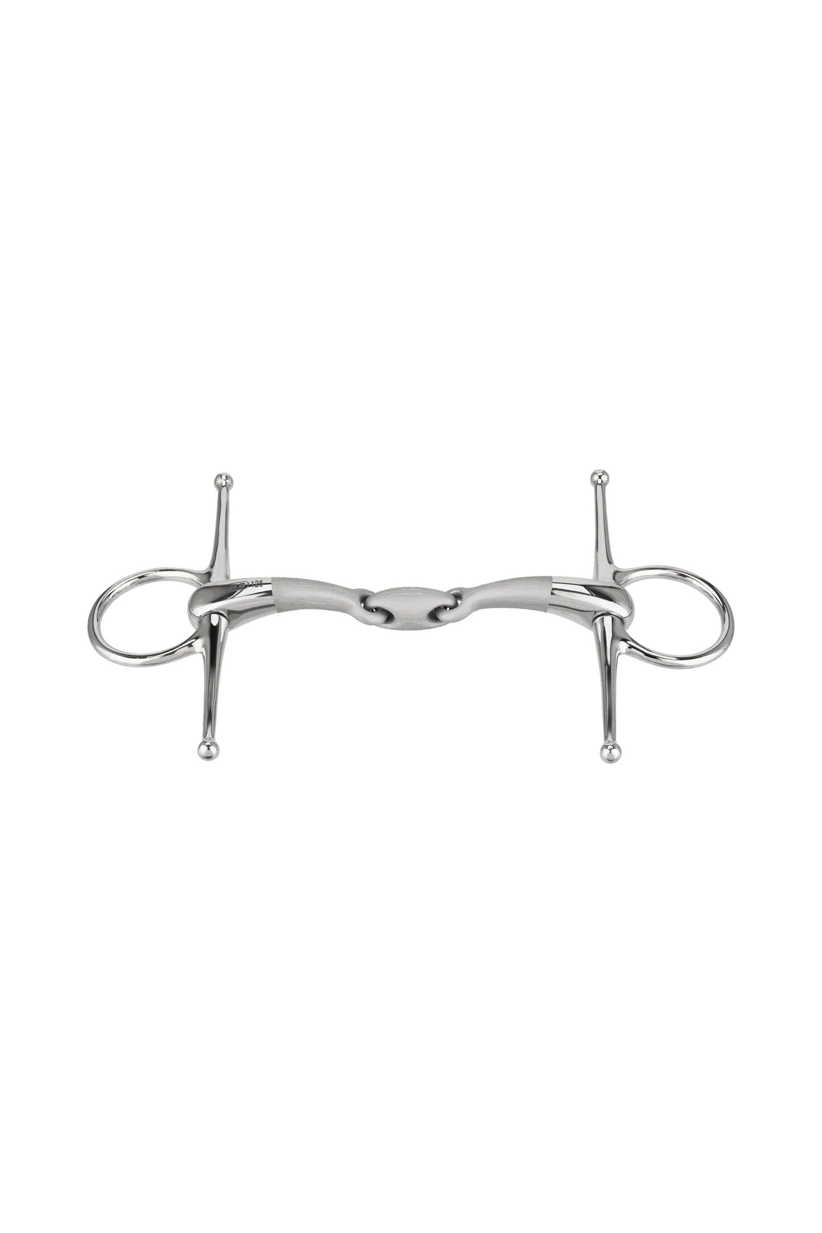 Sprenger Satinox Snaffle s plnou lícnicí 14mm nerezová ocel, dvojitě lomené Horse Bits