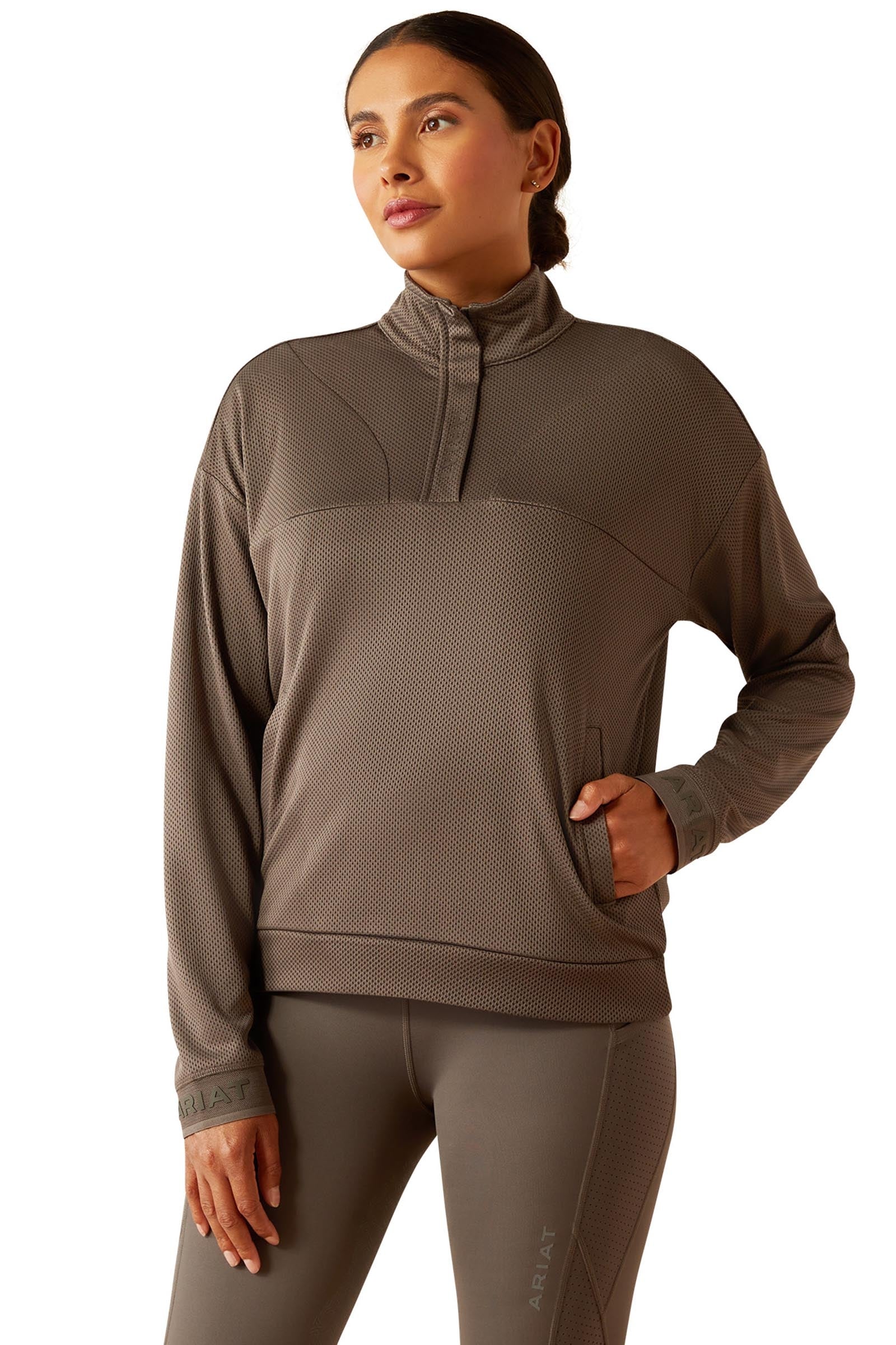 Ariat Breathe dámská mikina s 1/2 zipem Women’s Riding Clothing