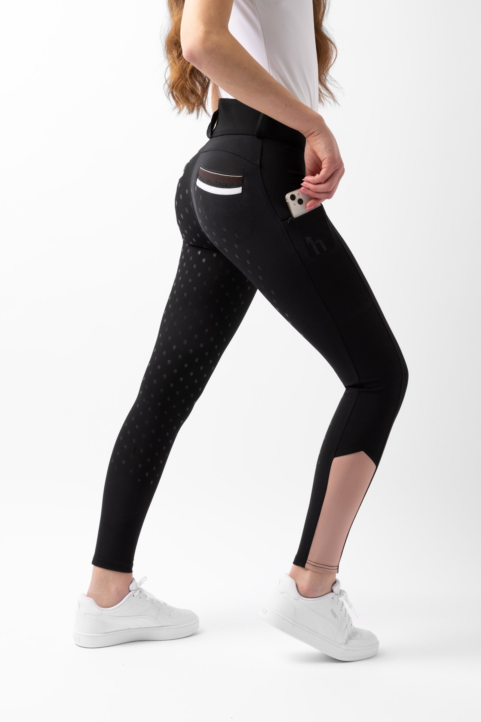 Horze Dámské kalhoty Young Rider Alena s vysokým pasem Young Rider Apparel