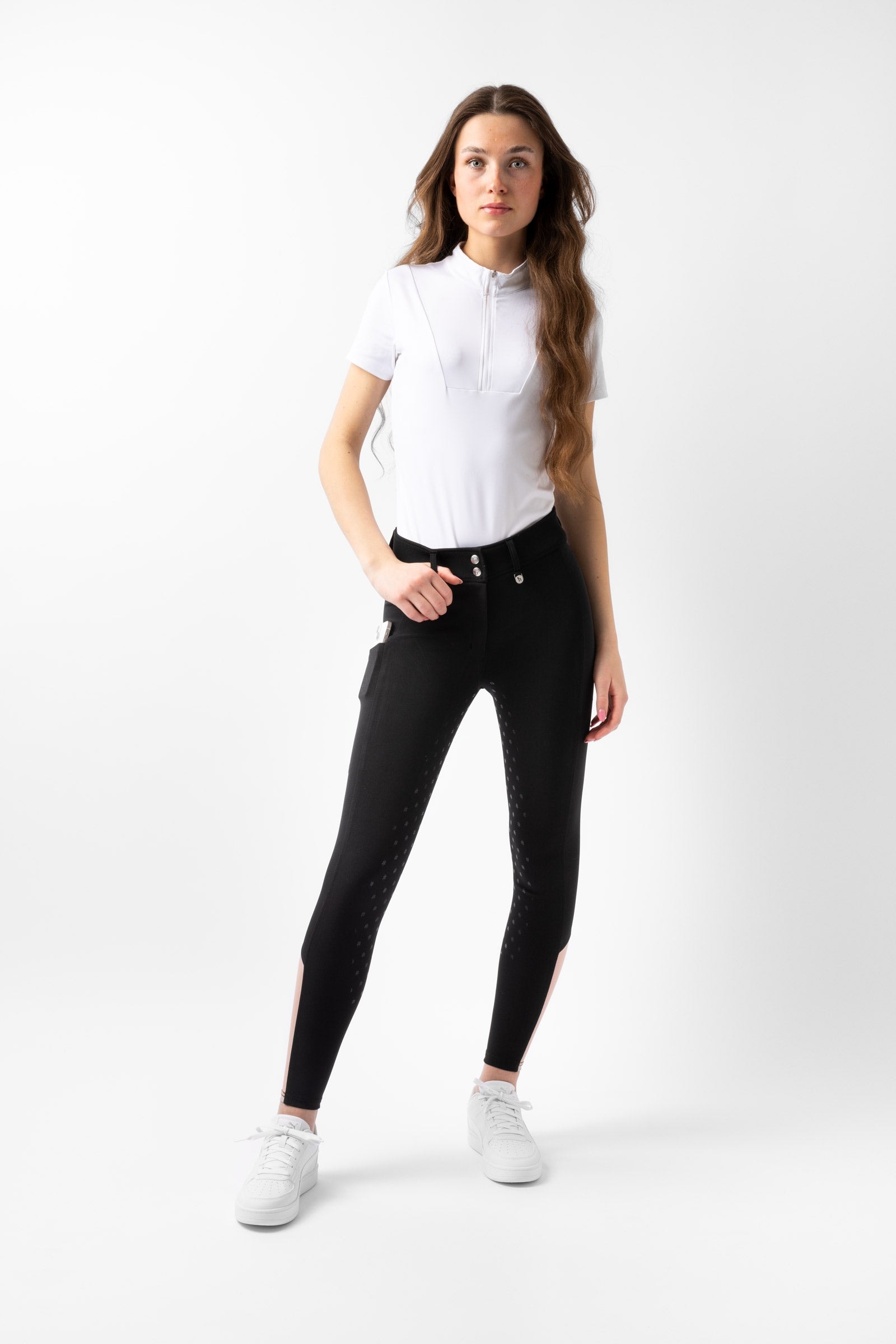 Horze Young Rider Alena Women's High Waist Breeches Young Rider Apparel
