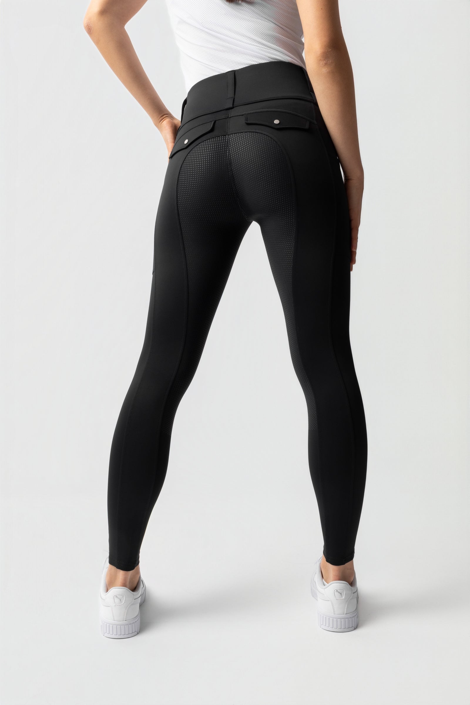 Horze Anya dámské jezdecké legíny s plným silikonovým gripem UPF 50+ Womens Breeches