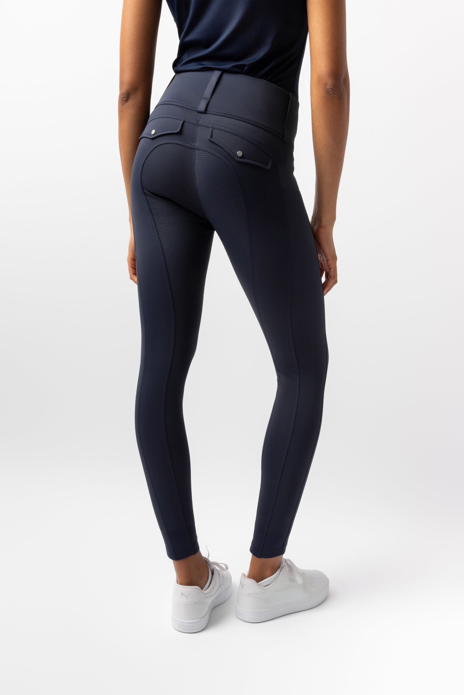 Horze Anya dámské jezdecké legíny s plným silikonovým gripem UPF 50+ Womens Breeches