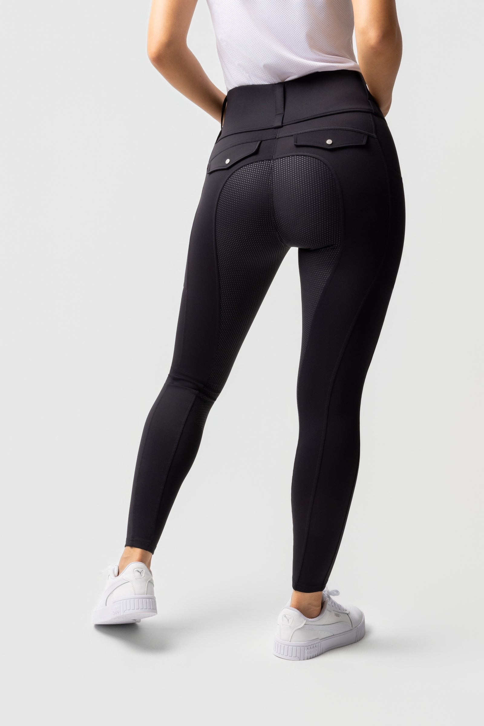 Horze Anya dámské jezdecké legíny s plným silikonovým gripem UPF 50+ Womens Breeches