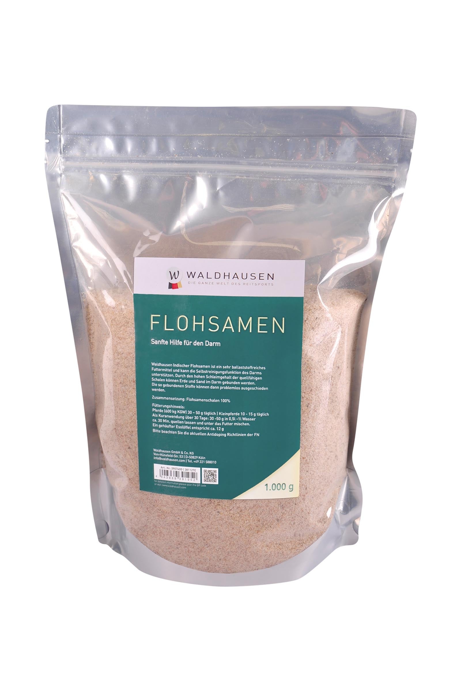 Waldhausen Psyllium semena - Jemná pomoc pro trávící systém, 1kg Horse Feed & Nutrition