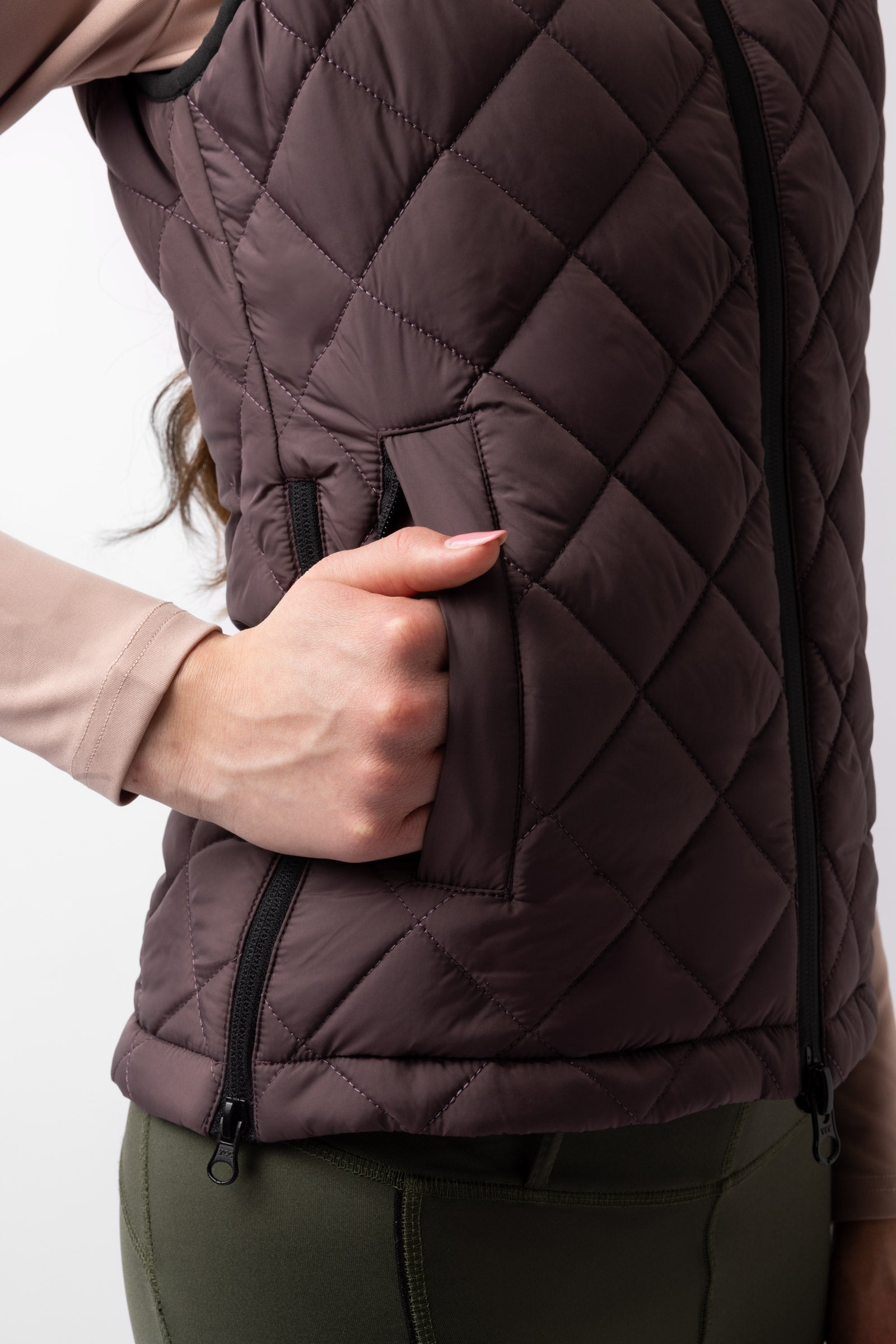 Horze Young Rider Naia Women's Padded Riding Vest Young Rider Apparel