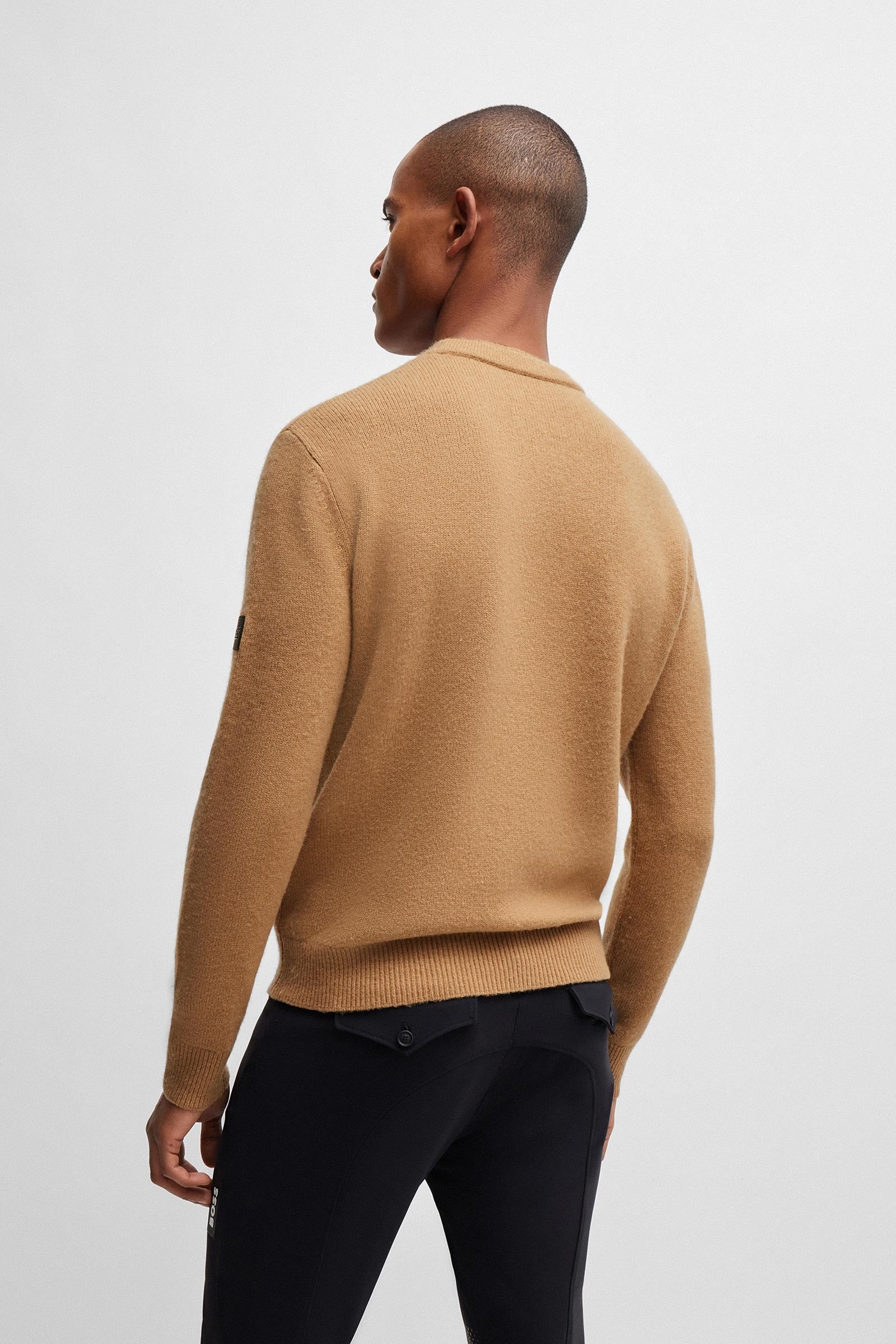 Boss Rayn Luxury Knitwear Jumper Mens Riding Clothing