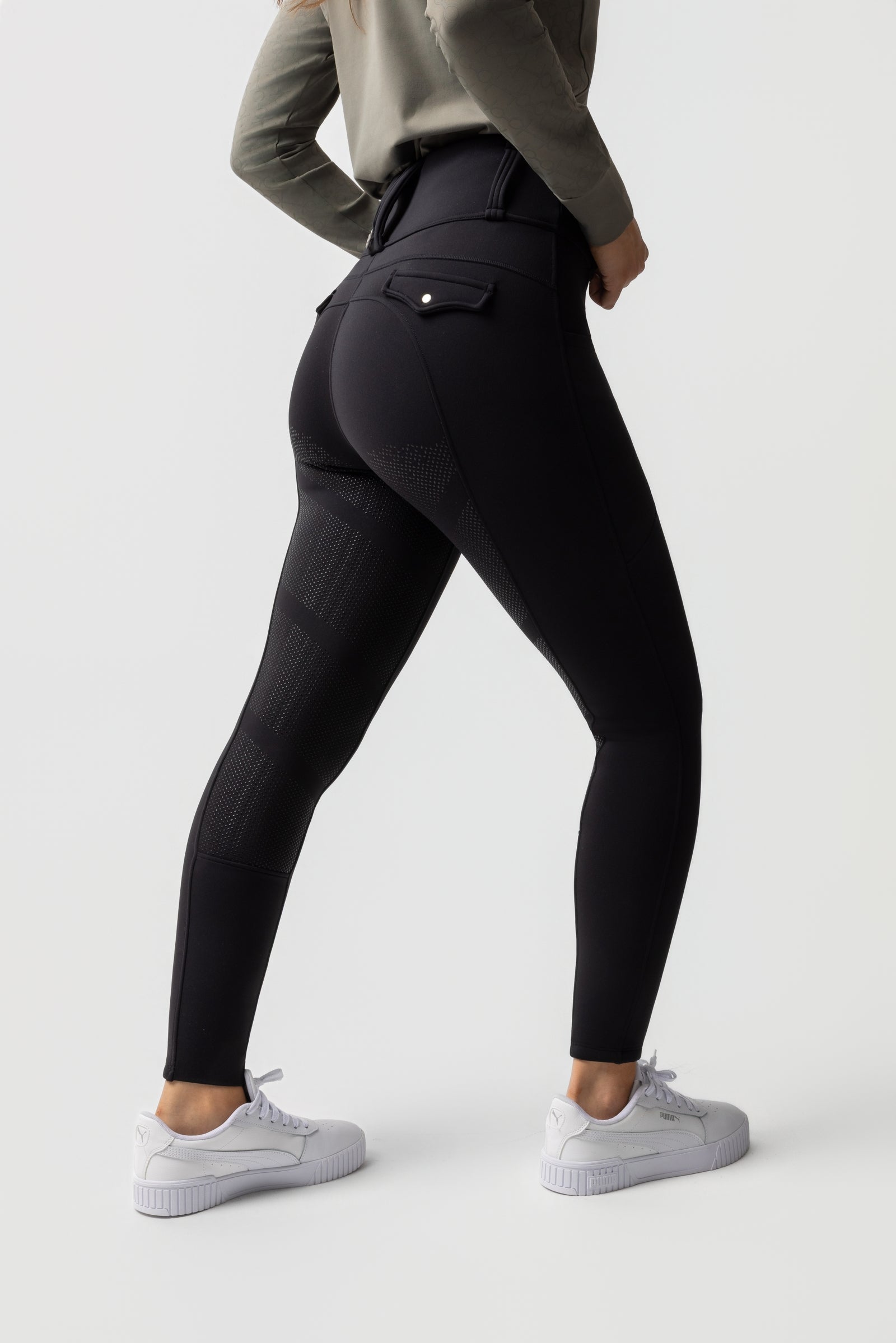 Horze B Vertigo Chiara Women's Compression Thermo Fullgrip Breeches Womens Breeches