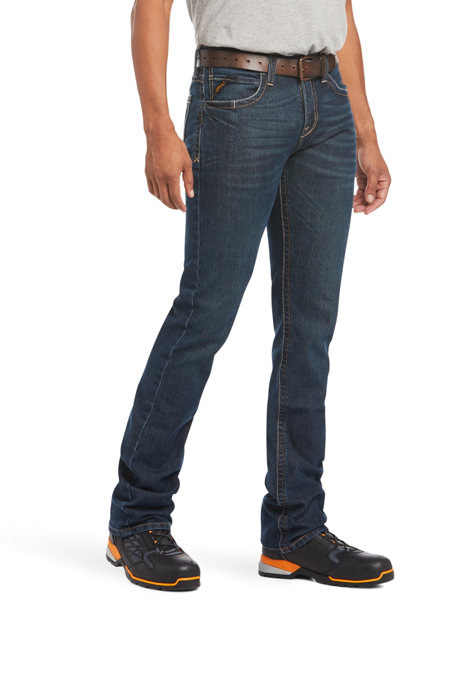 Ariat Pánské džíny Rebar M7 Slim Durastretch s rovnou nohavicí Mens Riding Clothing