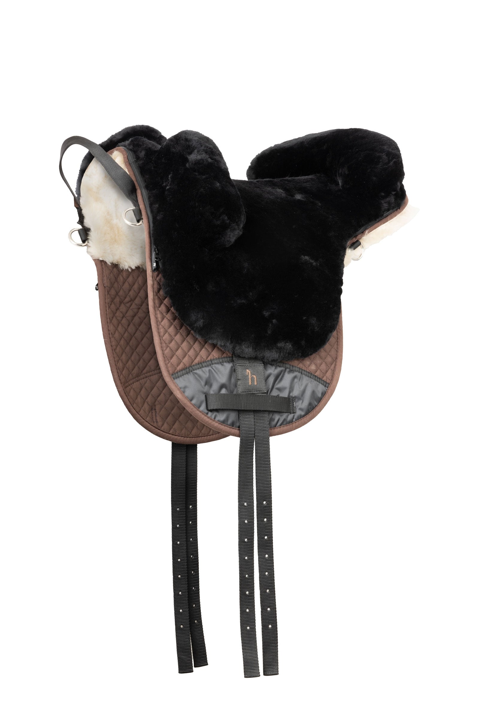 Horze jezdecká podložka z ovčí kůže Saddles, Girths & Stirrups