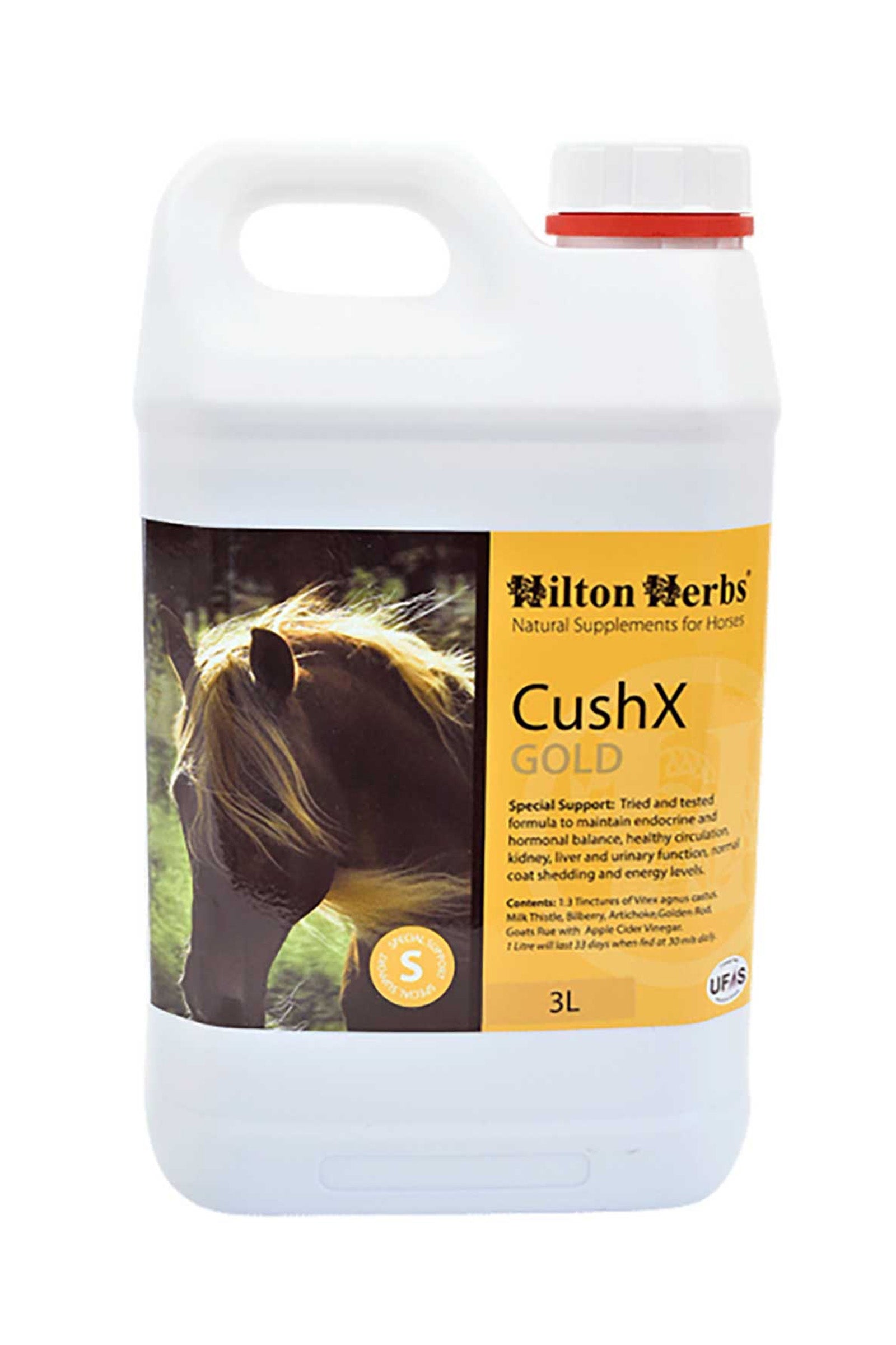 Hilton Herbs Cush X GOLD Podporuje endokrinní systém, 3 L Horse Feed & Nutrition