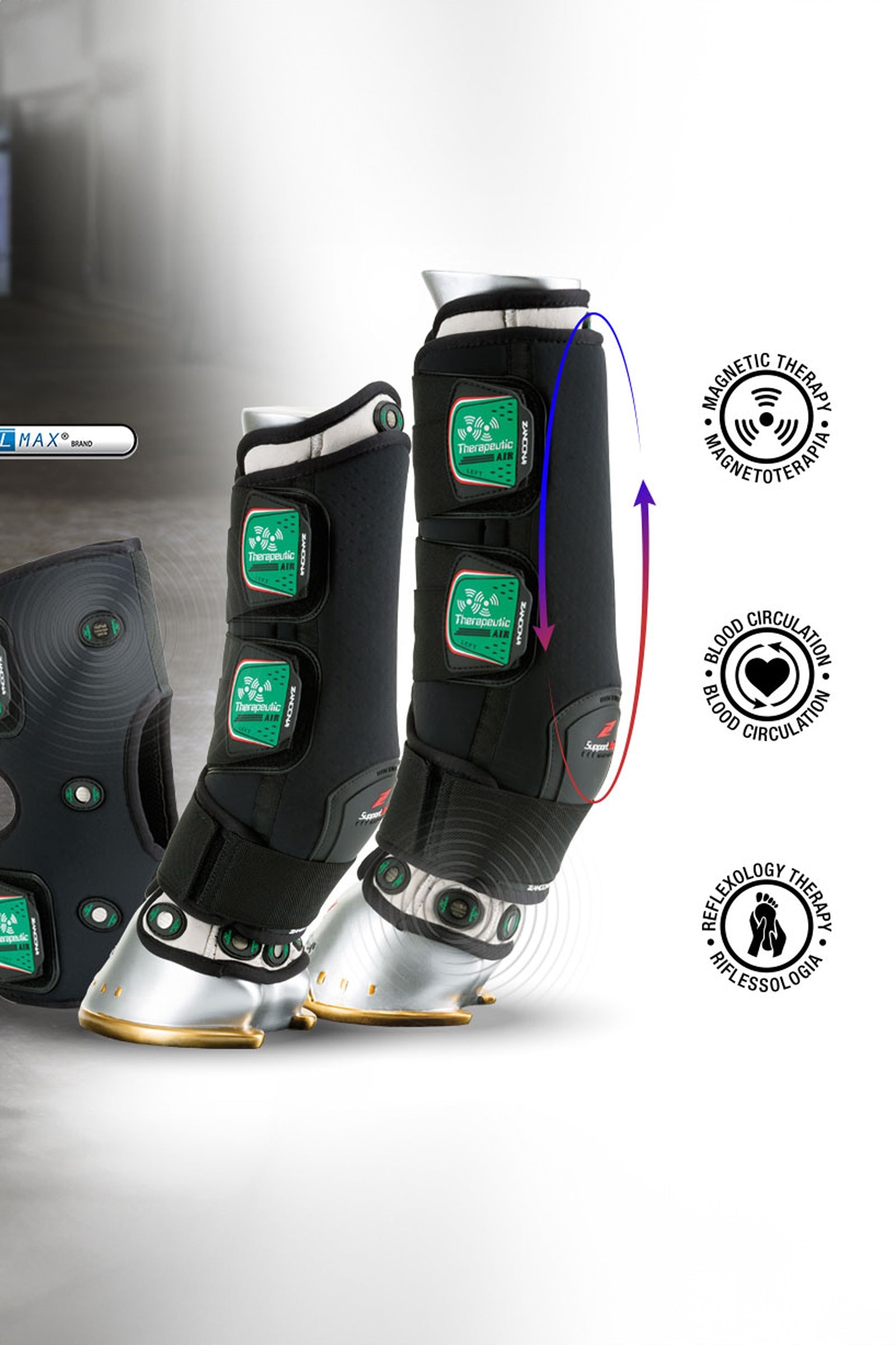 Zandona Therapeutic Support Boot Air front Leg Protection & Hoof Protection for Horses