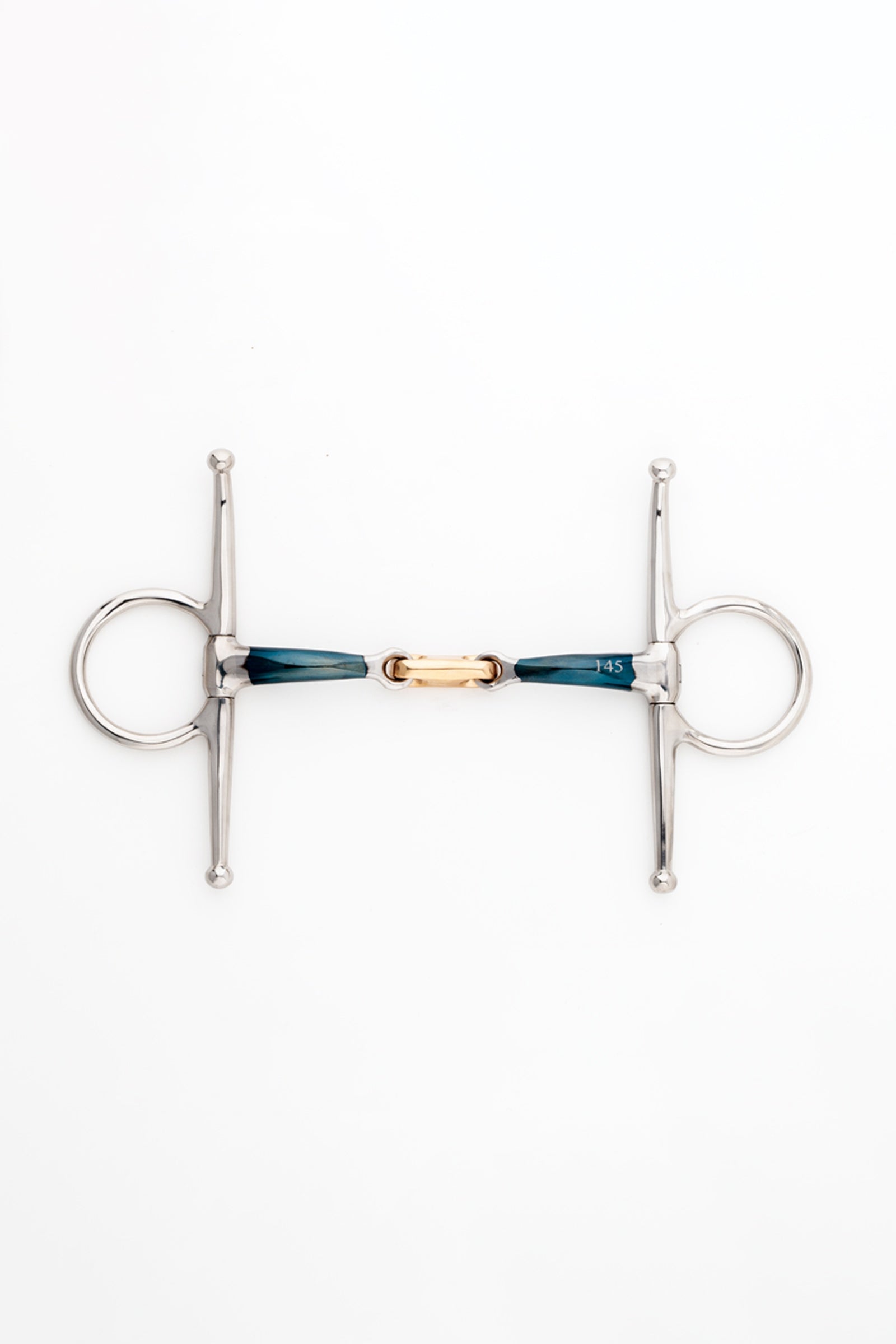 Kavalkade ergonomické udidlo s olivovými bočnicemi, dvojitě lomené, 14 mm Horse Bits