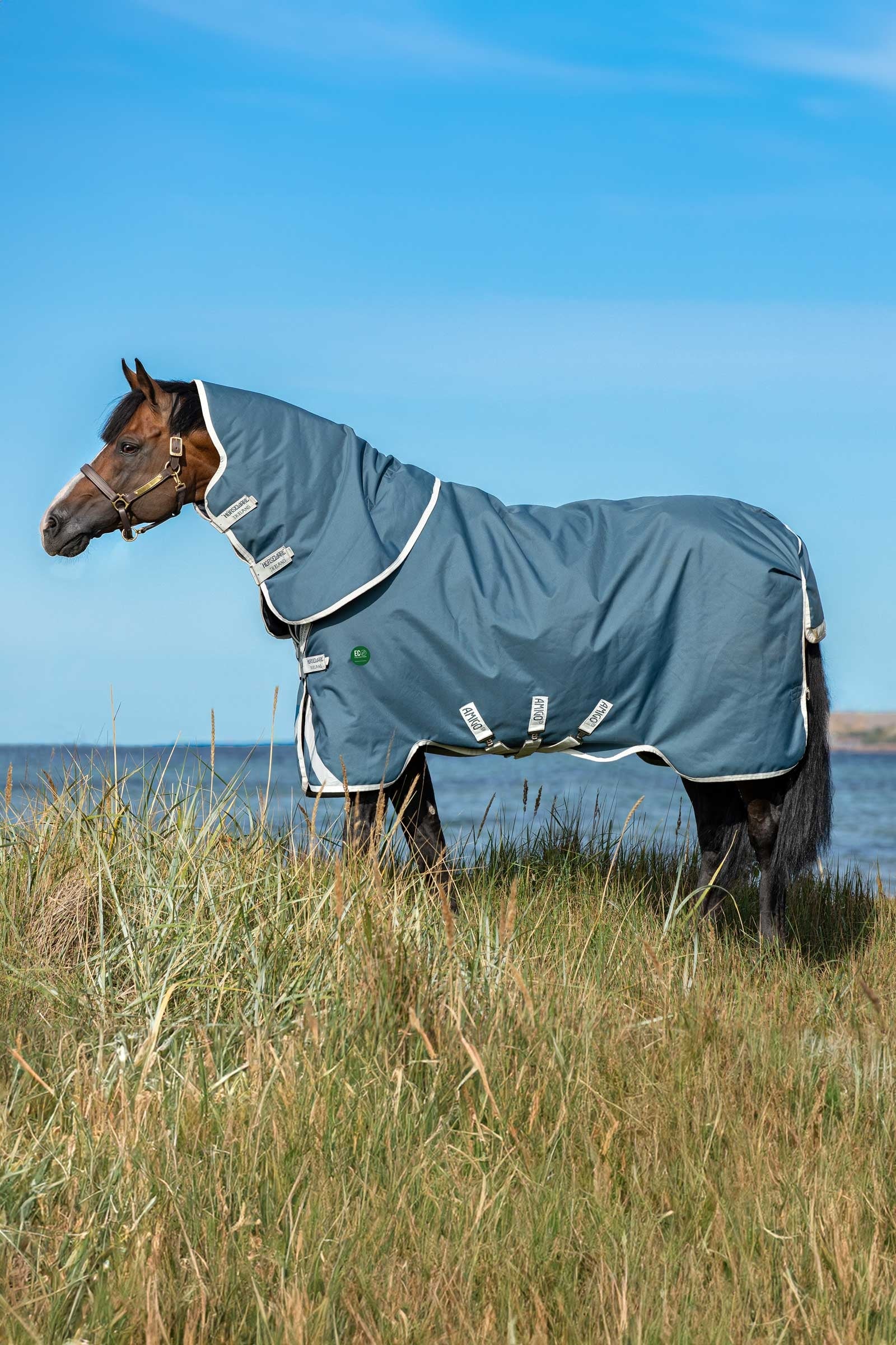 Horseware Amigo AmEco 12 Plus výběhová deka s odnímatelným krkem, 100g Horse Rugs