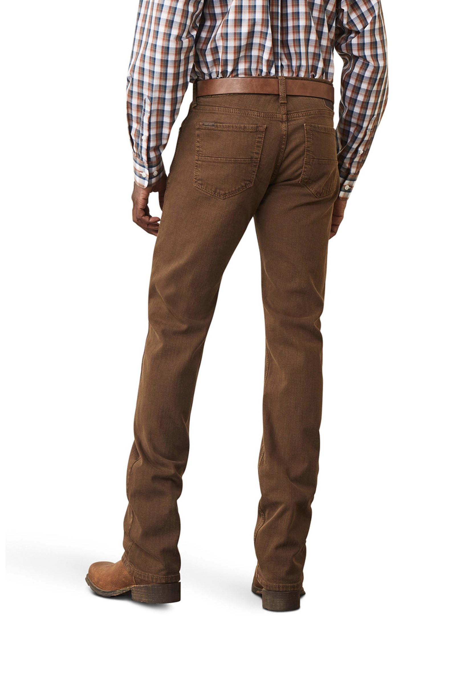 Ariat Pánské džíny M7 Str Grizzly Straight Olive Mens Riding Clothing