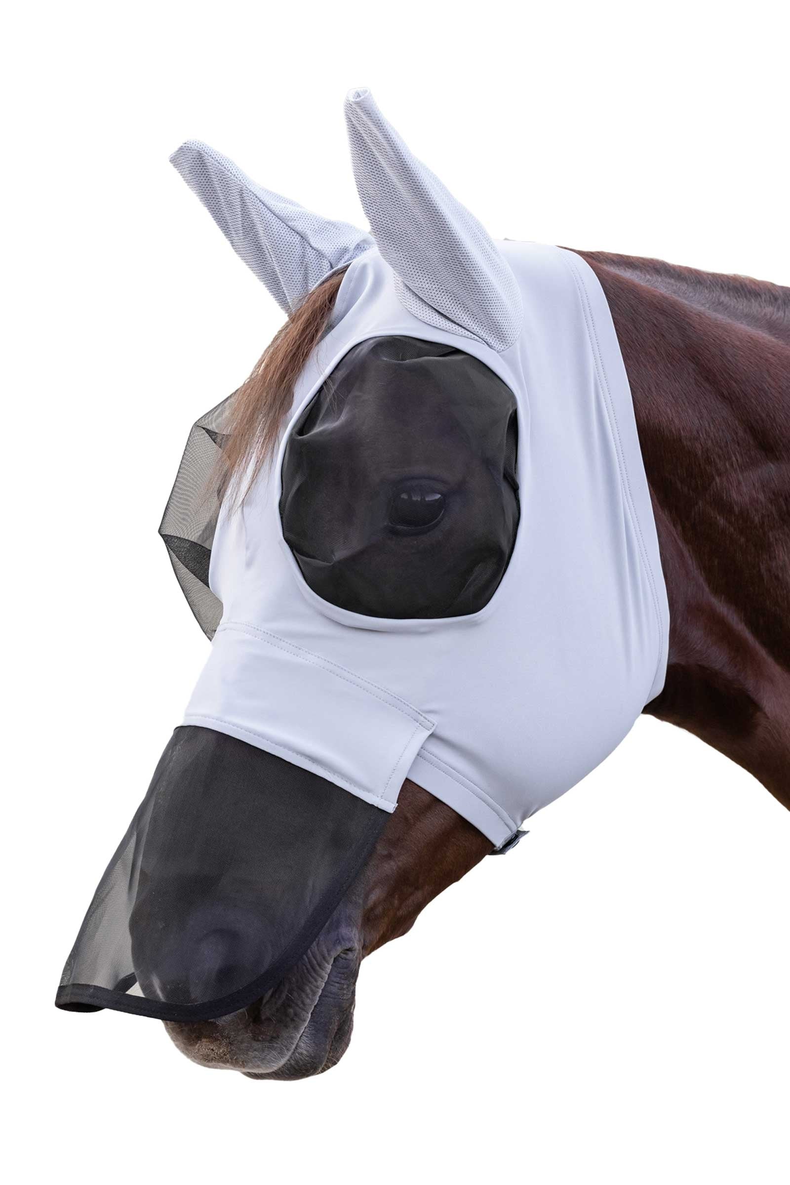 Waldhausen Puck maska proti hmyzu s ochranou nozder Antifly Protection for Horses