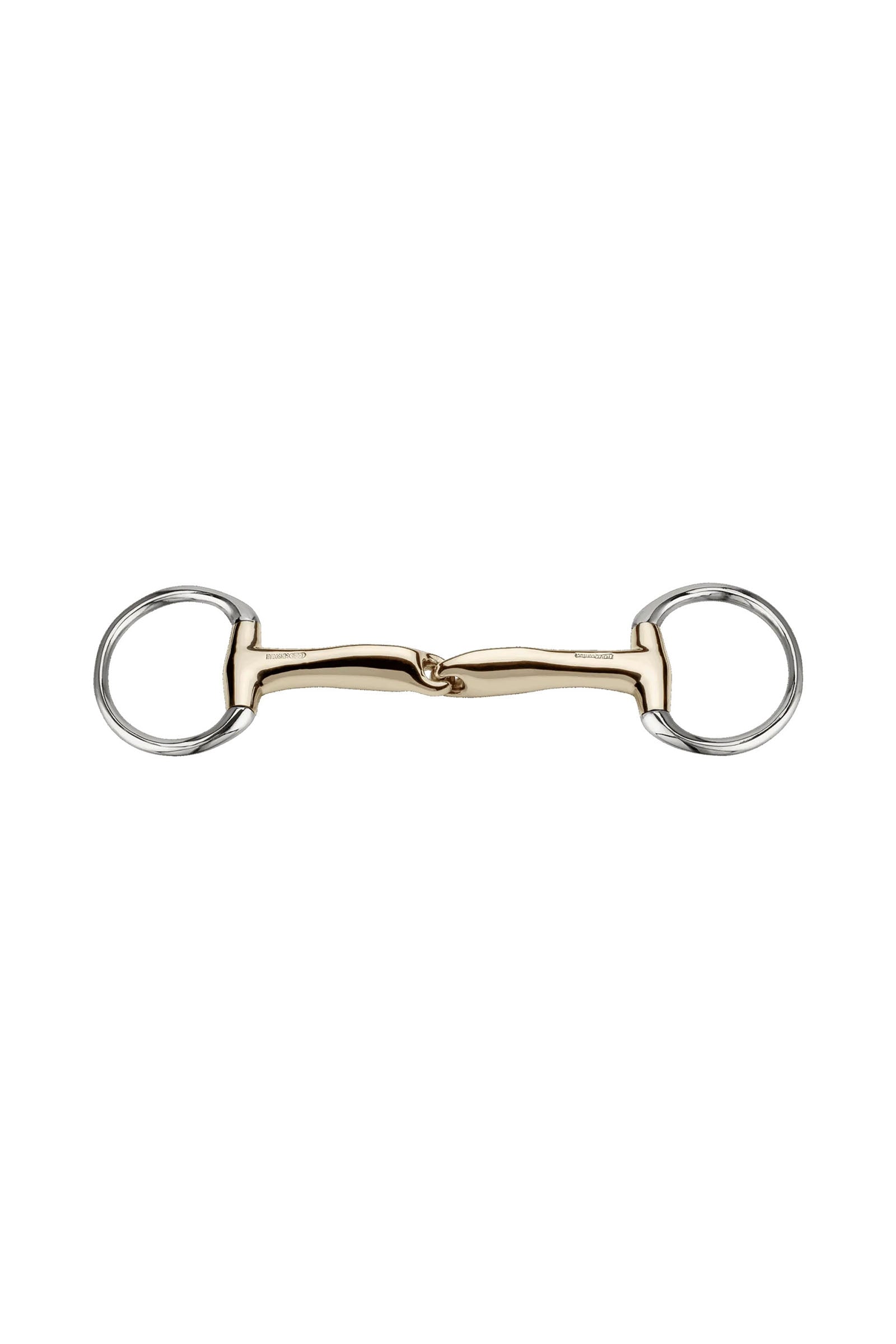 Sprenger Novocontact Eggbutt Snaffle Bit 14mm jednoduše lomené Sensogan s D-kroužky Horse Bits
