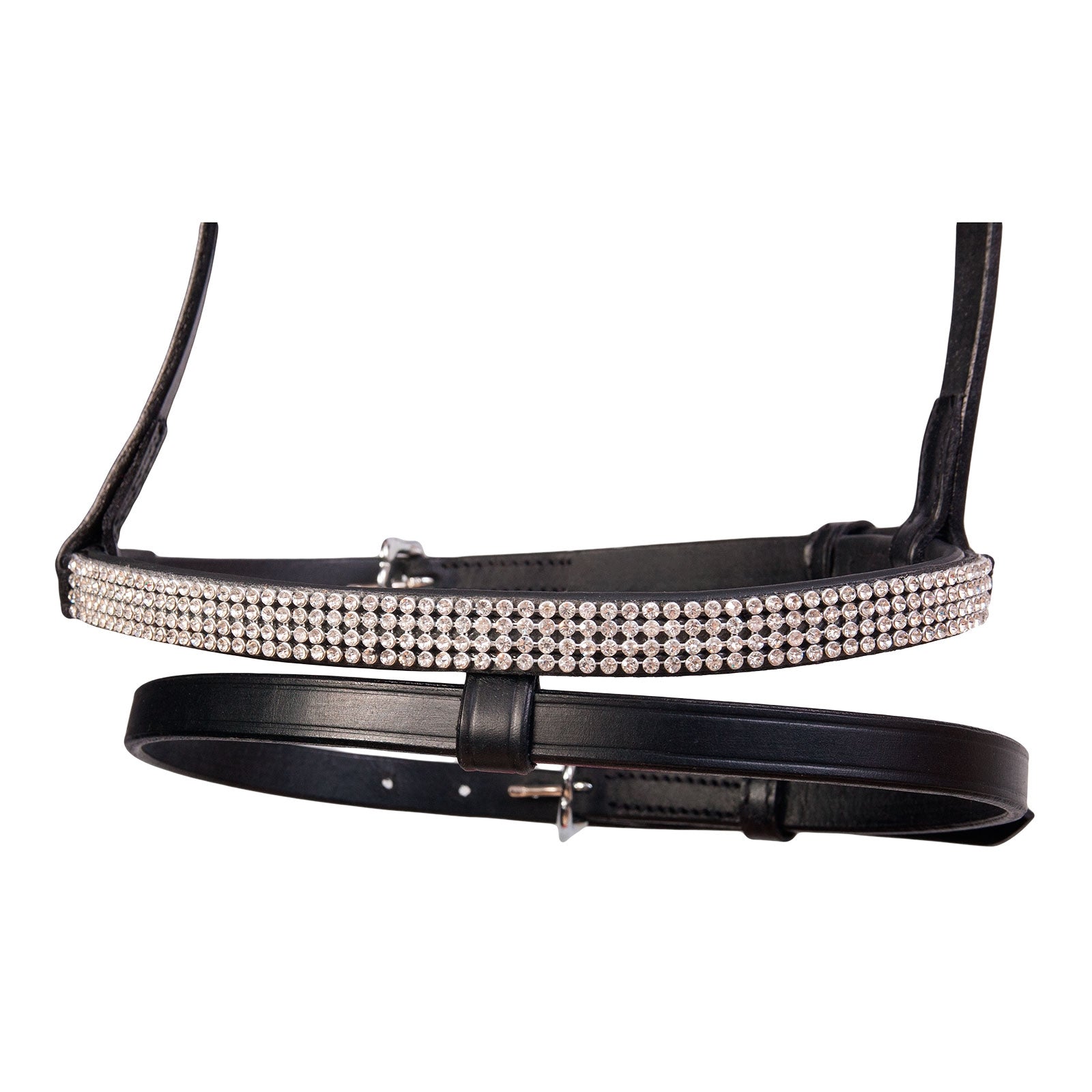 Karlslund Combined noseband, 4 rows crystals Bridles & Reins