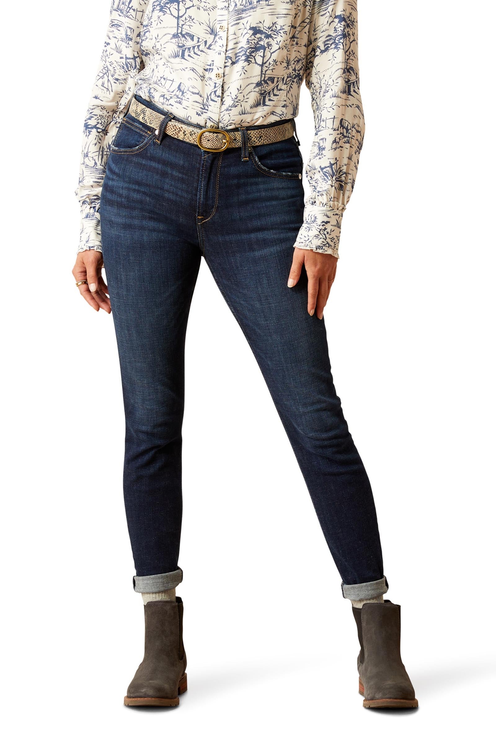 Ariat High Rise Bridle Dámské skinny džíny s vysokým pasem Womens Breeches