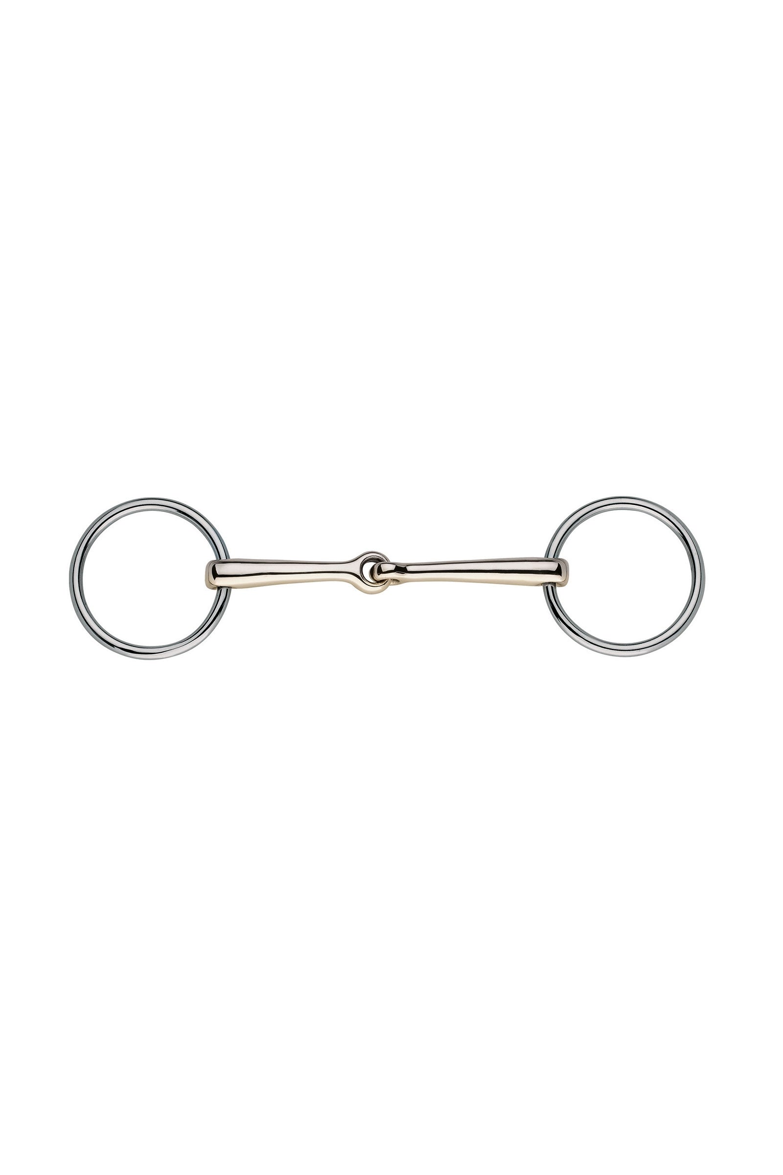Sprenger podložní udidlo kroužkové, jednoduché lomení, 12 mm, Sensogan Horse Bits