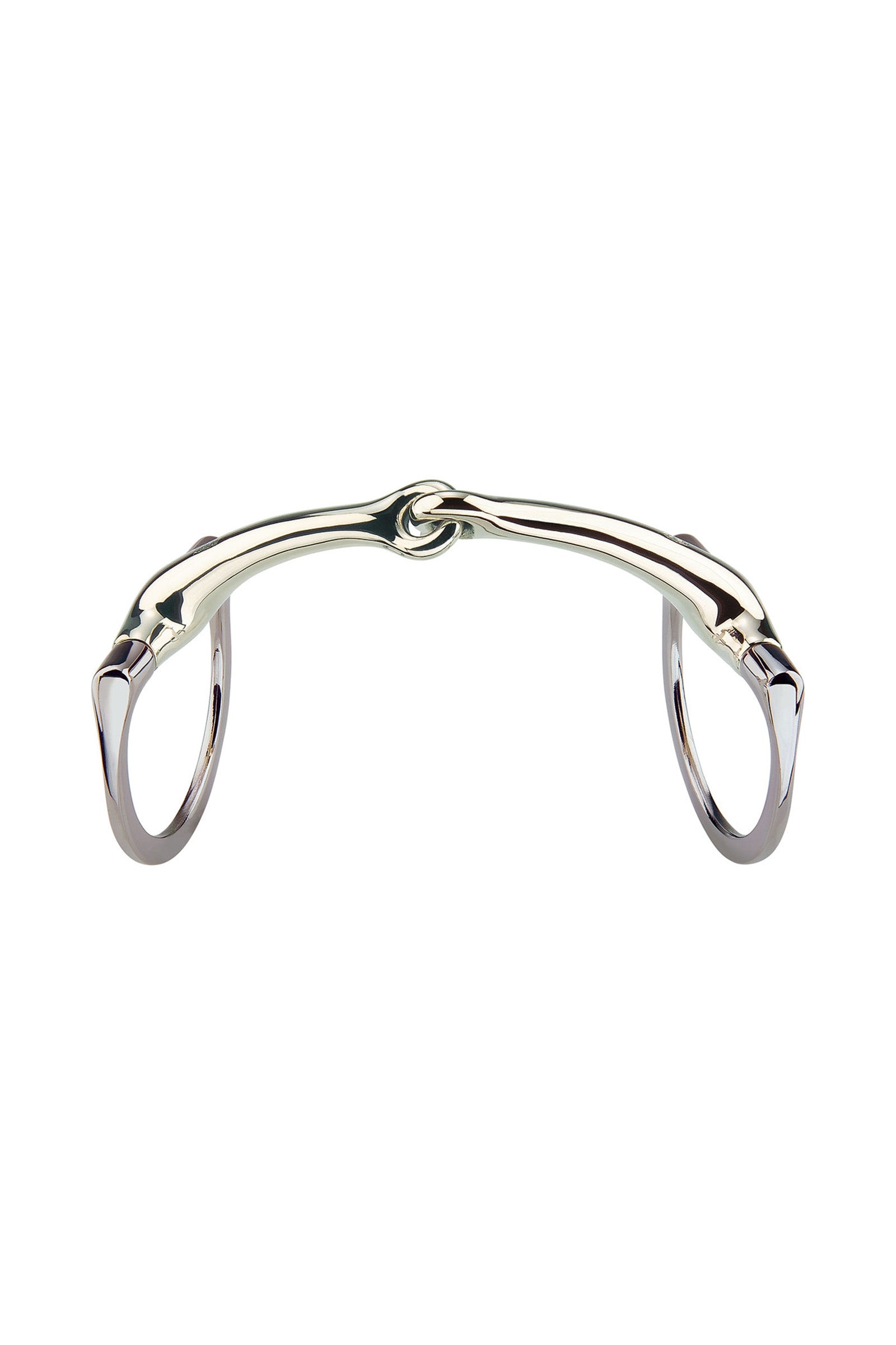 Sprenger Dynamic RS olivové udidlo D kroužky, jednoduše lomené, 16 mm, Sensogan Horse Bits