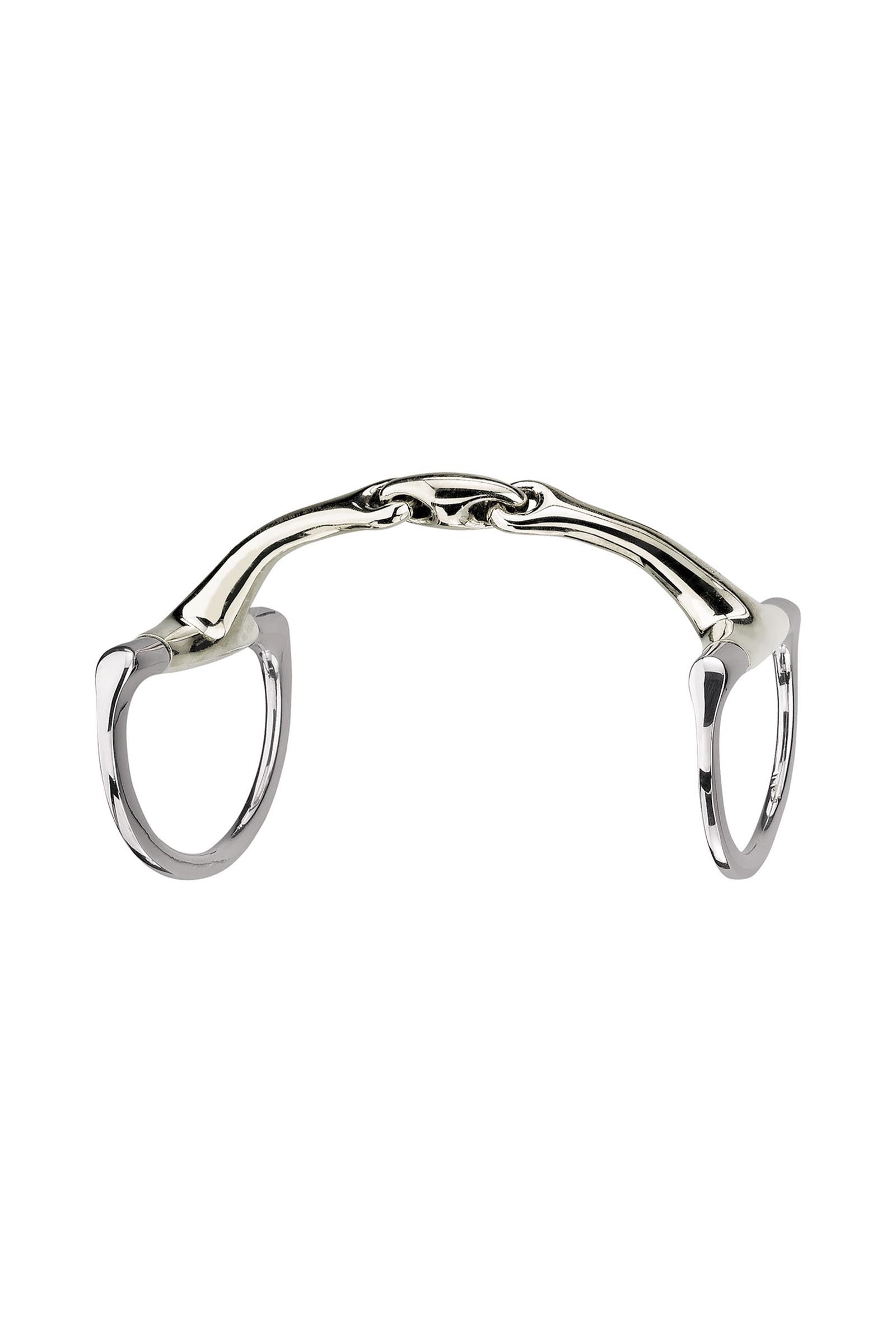 Sprenger Dynamic RS olivové udidlo D kroužky, dvakrát lomené, 14 mm, Sensogan Horse Bits