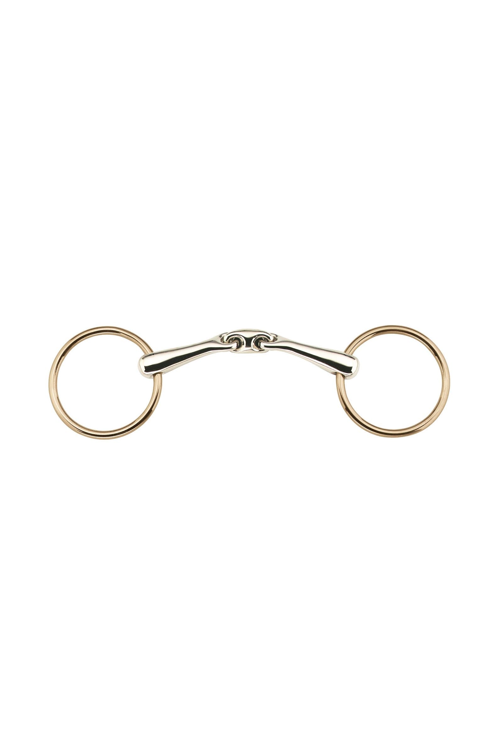 Sprenger KK Ultra kroužkové stihlo, dvojité lomení, 18 mm, Sensogan, Aurigan kroužky Horse Bits