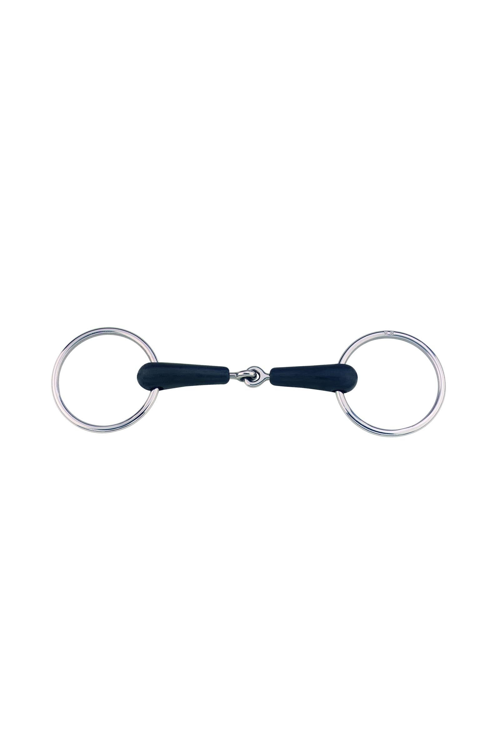 Sprenger gumové udidlo měkké, jednoduše lomené, 18 mm, nerezová ocel Horse Bits