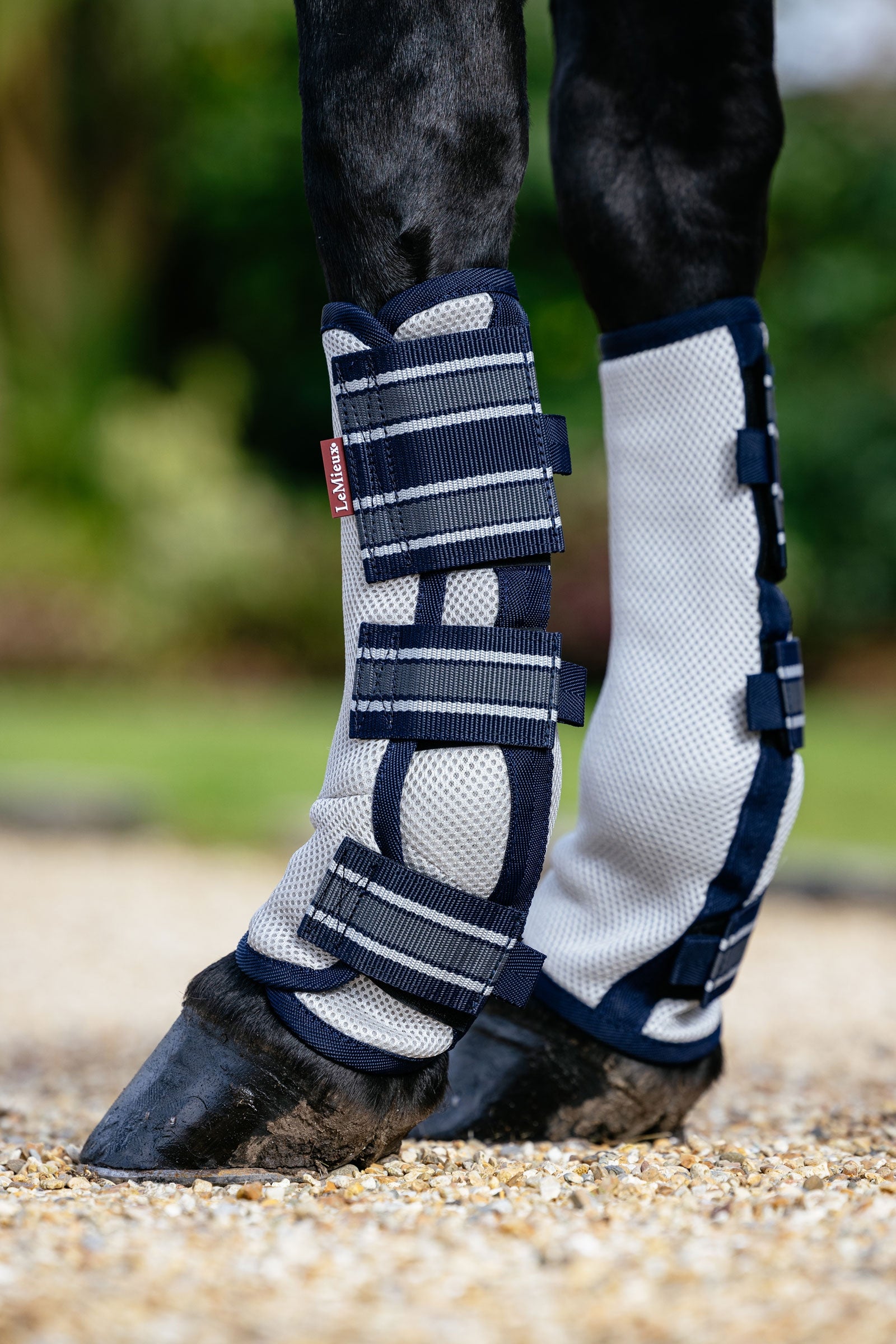 LeMieux Arika mesh chrániče proti hmyzu sada 4 kusů Antifly Protection for Horses