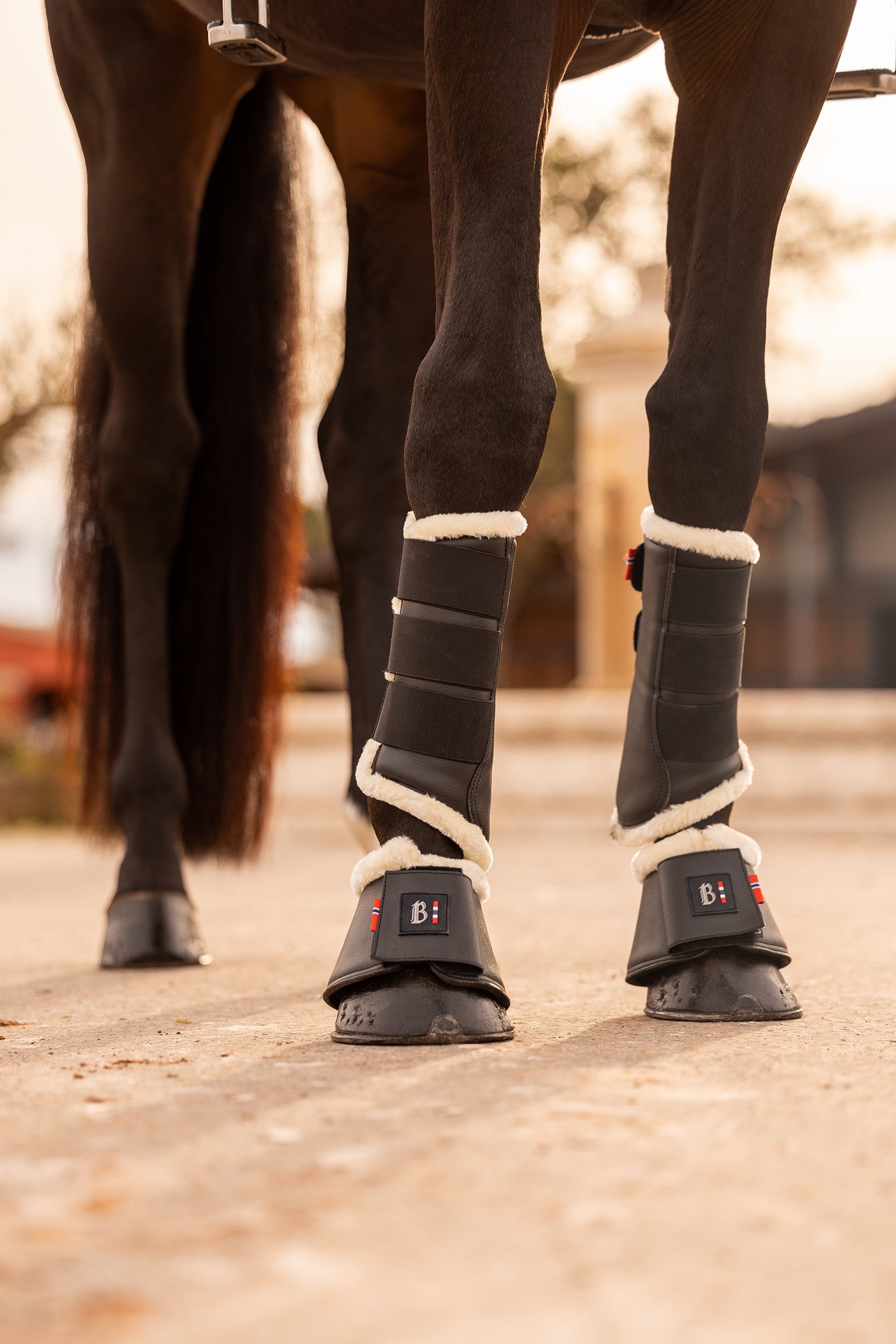 B Vertigo Wellington Bell Boots Leg Protection & Hoof Protection for Horses