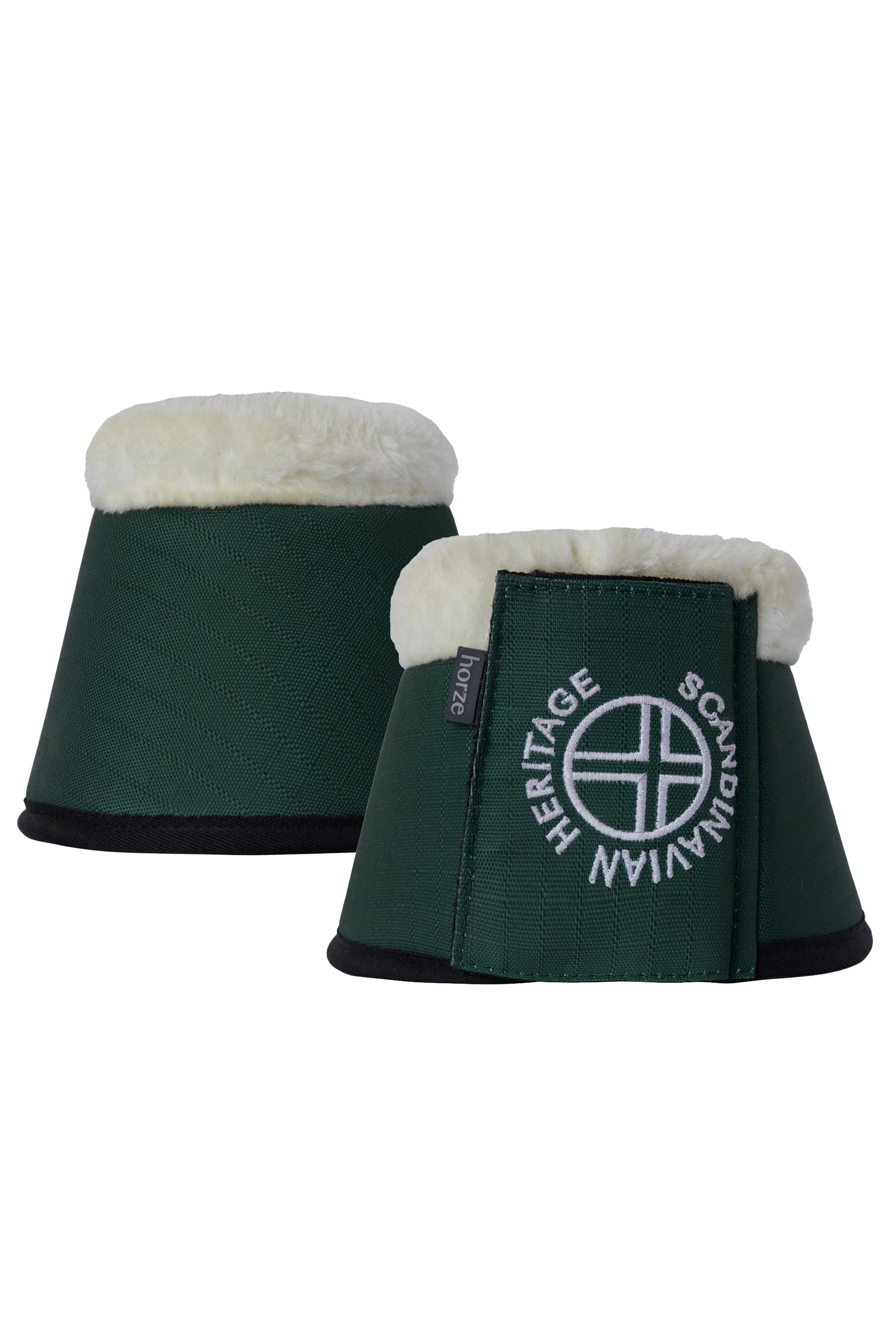 Horze Oslo Bell Boots z umělé kožešiny Leg Protection & Hoof Protection for Horses
