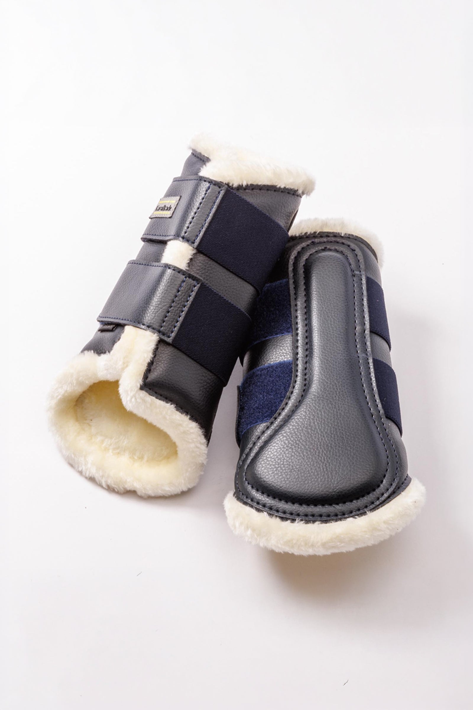 Kavalkade Anatomic kamaše ze syntetické kůže s umělým beránkem Leg & Hoof Protection