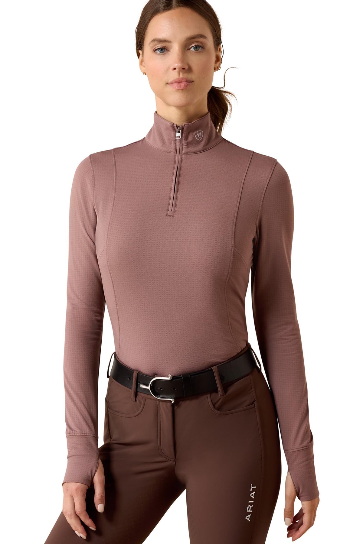 Ariat Women's Gridwork 2.0 1/4 Zip Baselayer Women’s Riding Clothing