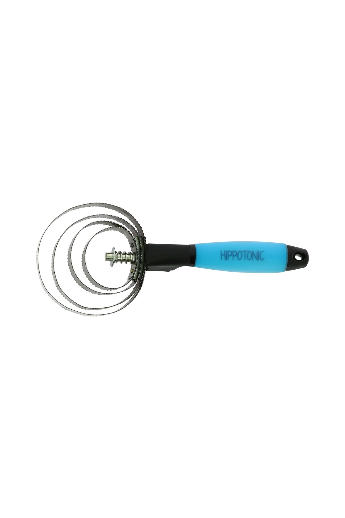 HIPPOTONIC Kovový kari hřeben s gelovou rukojetí Horse Grooming Tools